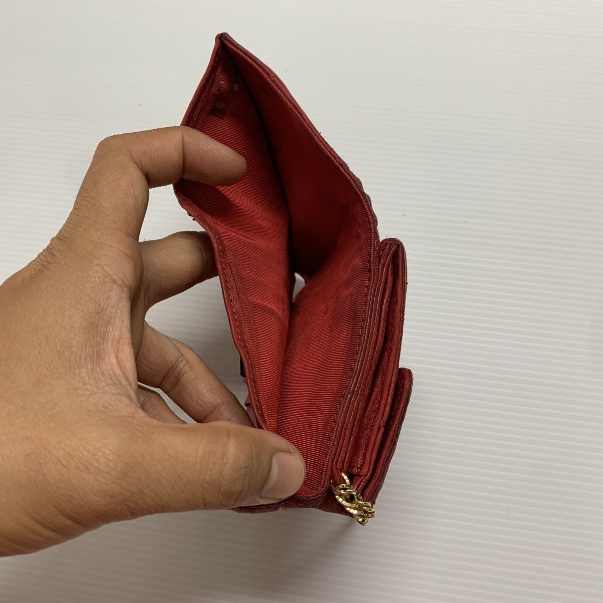 Chanel Chanel Red Leather Wallet Size ONE SIZE - 19 Thumbnail