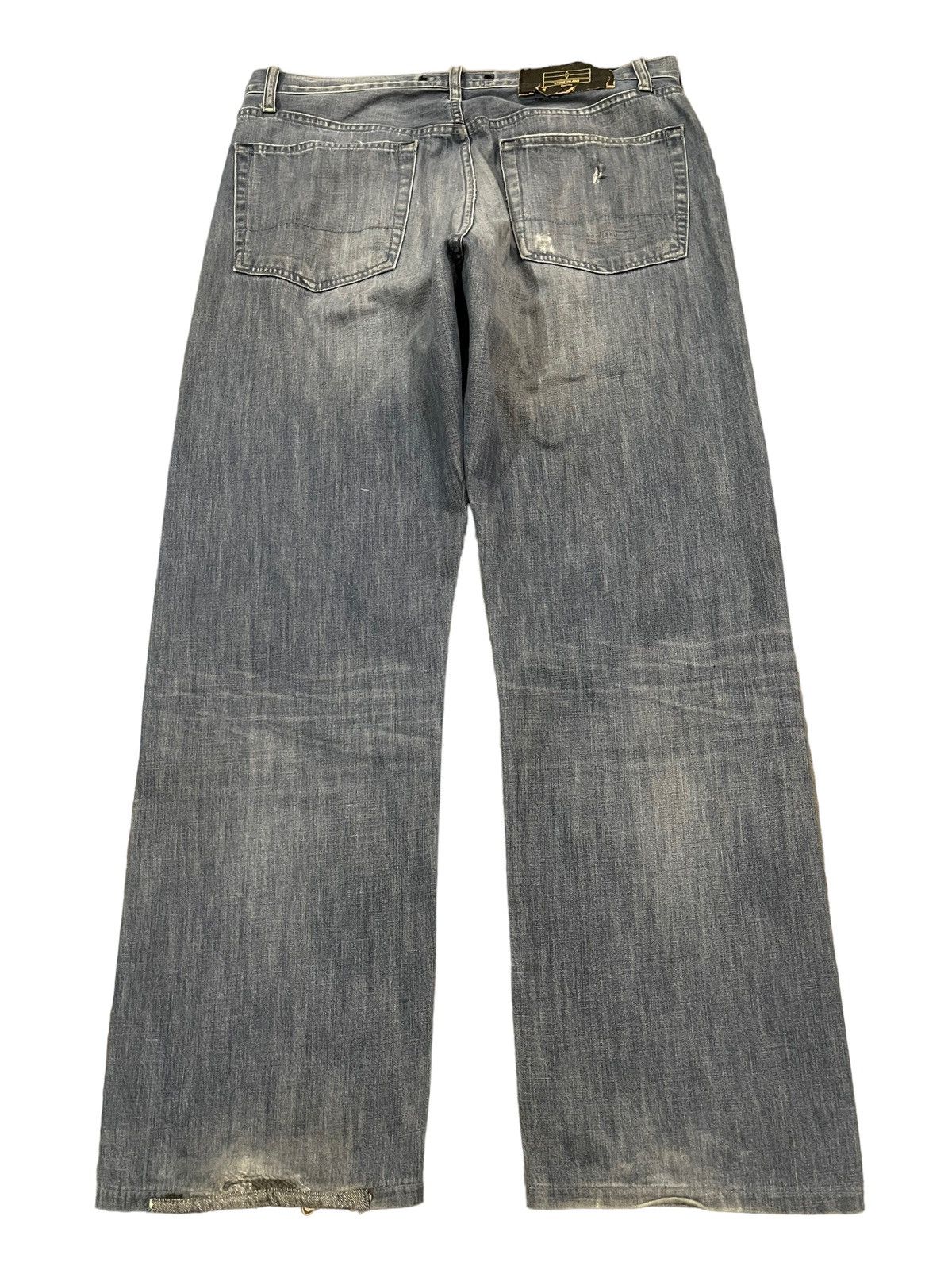 Stone Island Vintage Stone Island Denim Blue Wash Style Loose Jeans Size US 33 - 2 Thumbnail