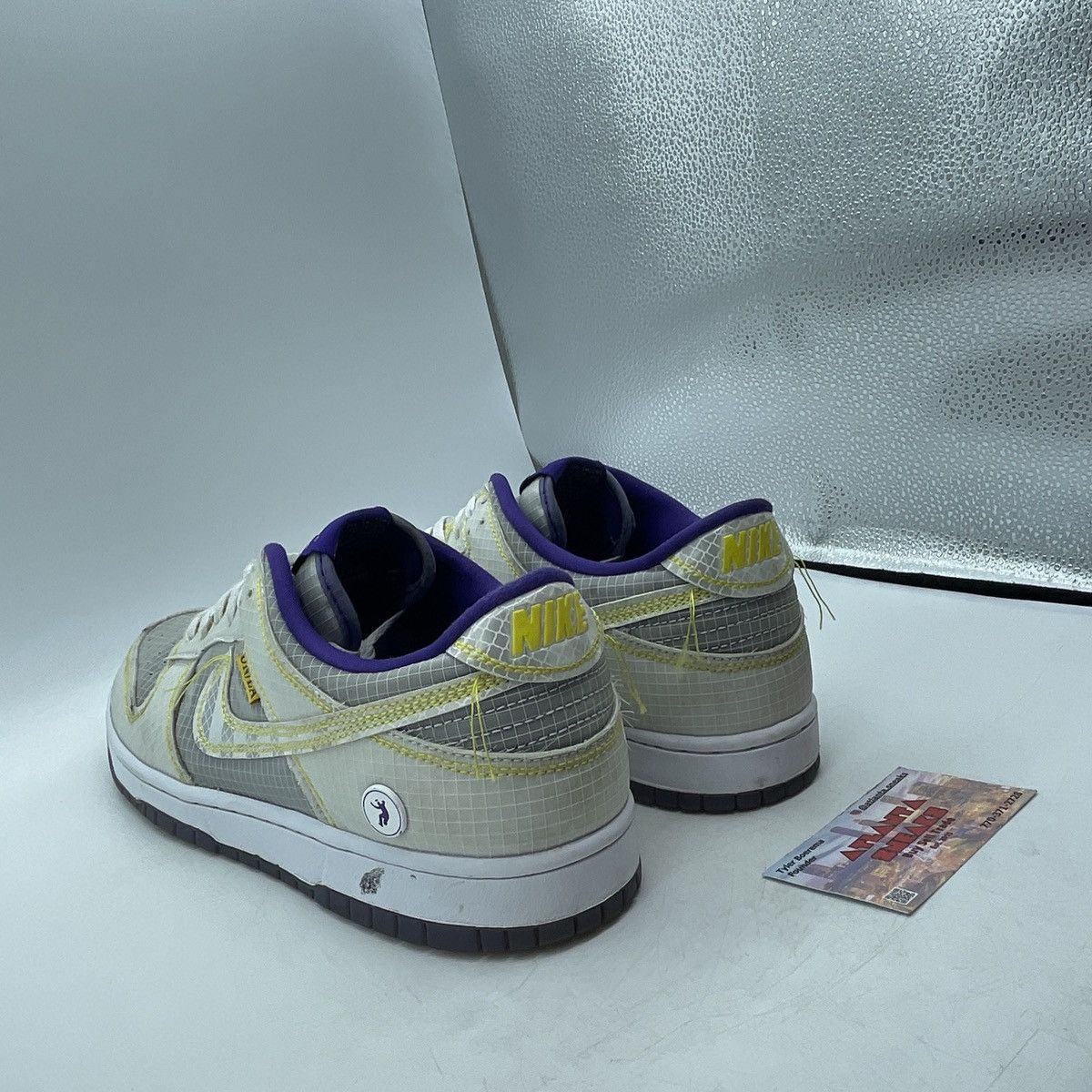 Nike Union la x dunk low passport pack court purple Size US 11.5 / EU 44-45 - 4 Thumbnail
