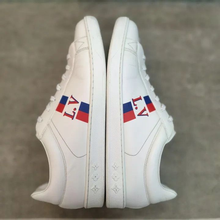 Louis Vuitton Louis Vuitton Stylish Orange and White Sneakers -2508 Size US 9.5 / EU 42-43 - 6 Thumbnail