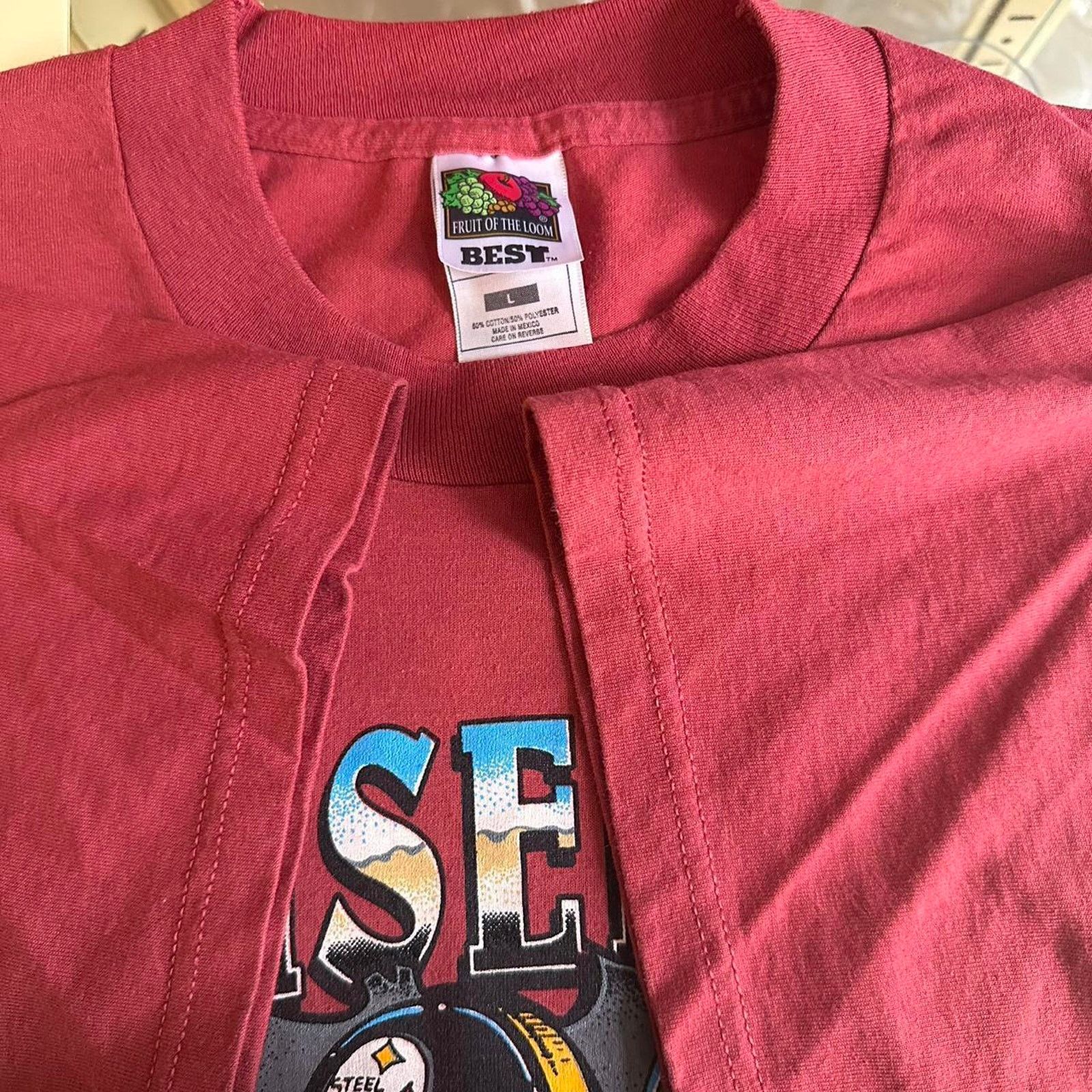 Fruit Of The Loom × Vintage Vintage Pittsburgh Steelers Breakthrough Shirt Size US L / EU 52-54 / 3 - 7 Thumbnail