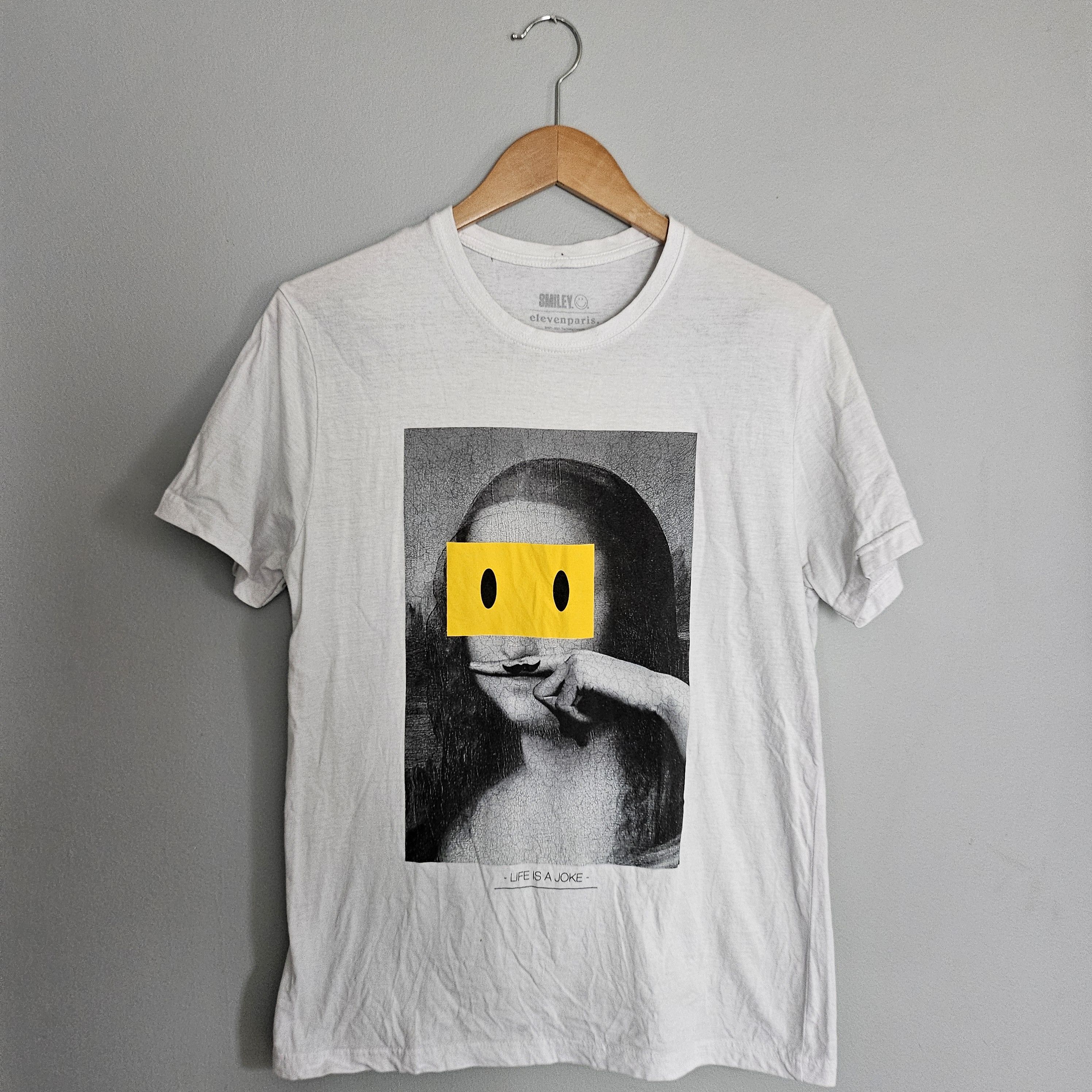 Eleven Paris Smiley × Eleven Paris Monalisa Mustache T-Shirt size M Size US M / EU 48-50 / 2 - 1 Thumbnail