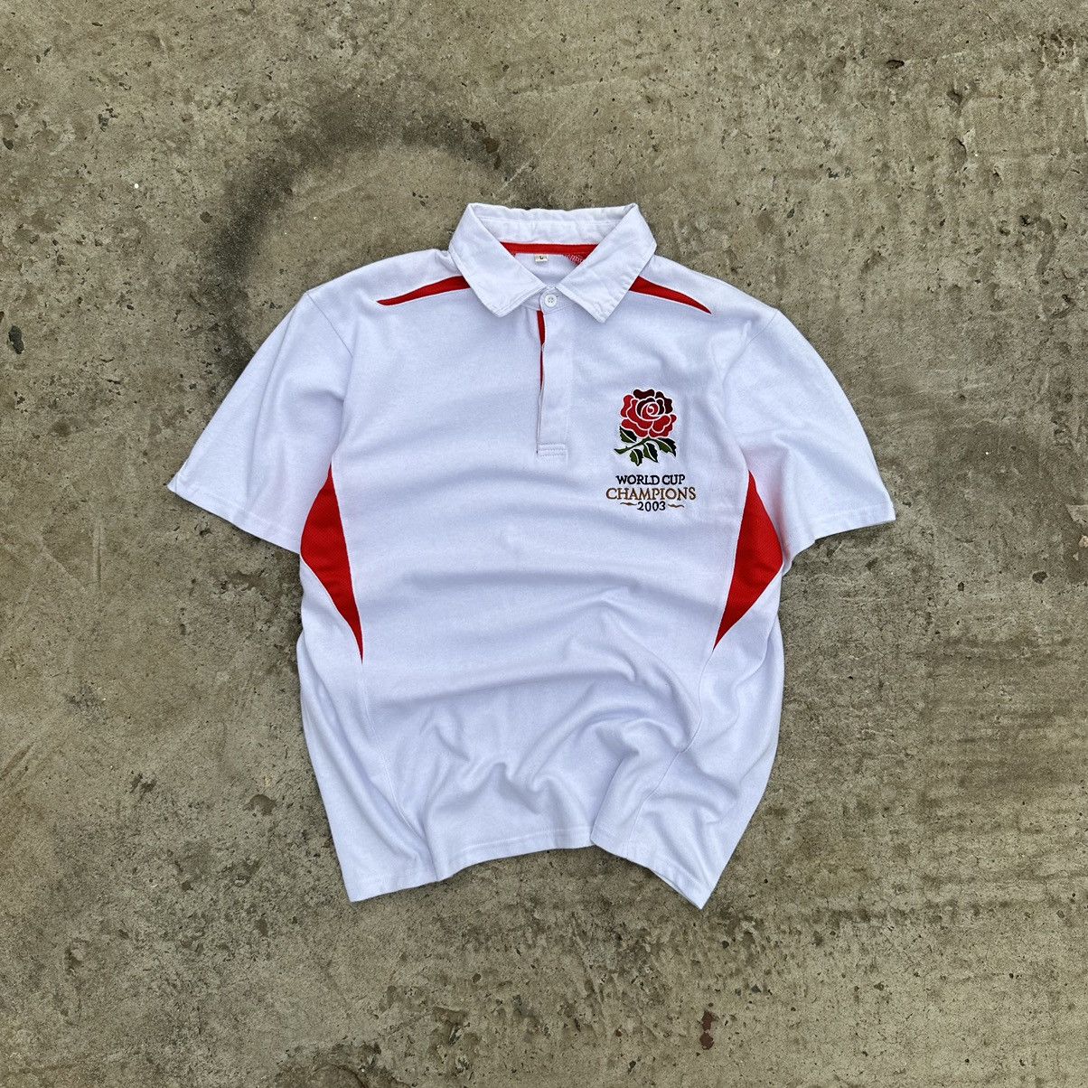 Y/Project Vintage England Rugby League Polo World Cup Champions 00s Size US L / EU 52-54 / 3 - 1 Thumbnail