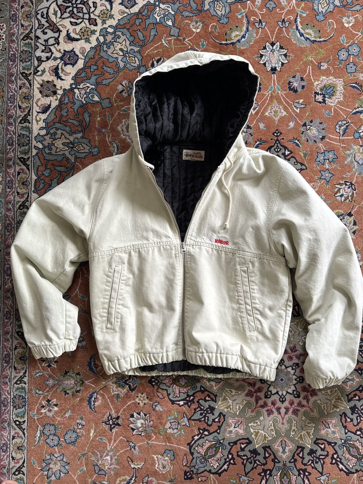 Off white work jacket sale