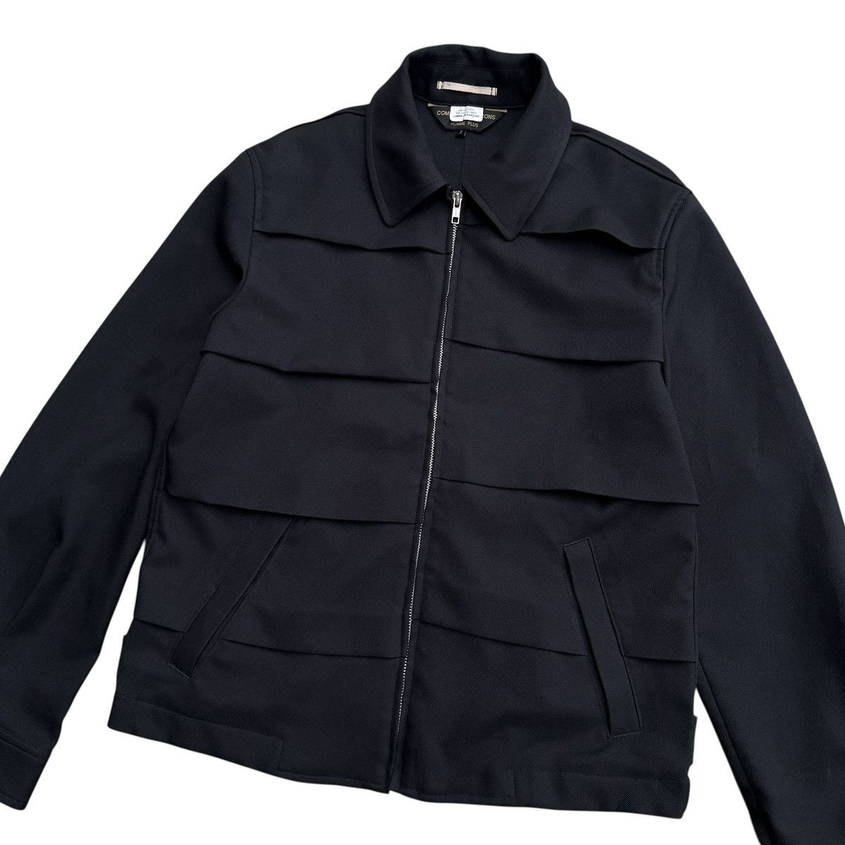 Comme des Garcons Homme Plus Comme des Garcons Homme Plus Garment Treated Layered Zip Jac Size US S / EU 44-46 / 1 - 3 Thumbnail