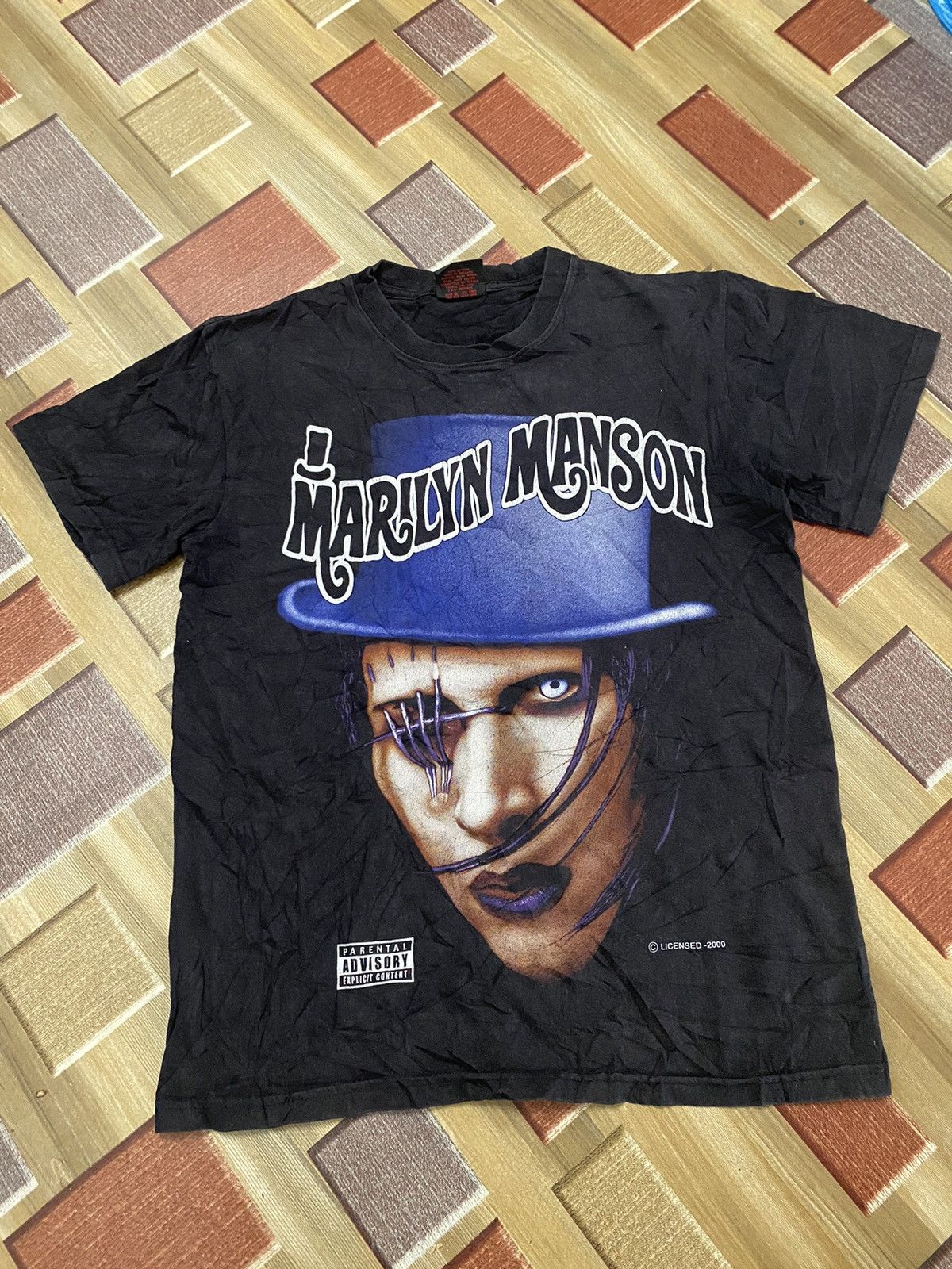 Marilyn Manson T Shirt Fog Vintage Vintage Distressed T-shirt