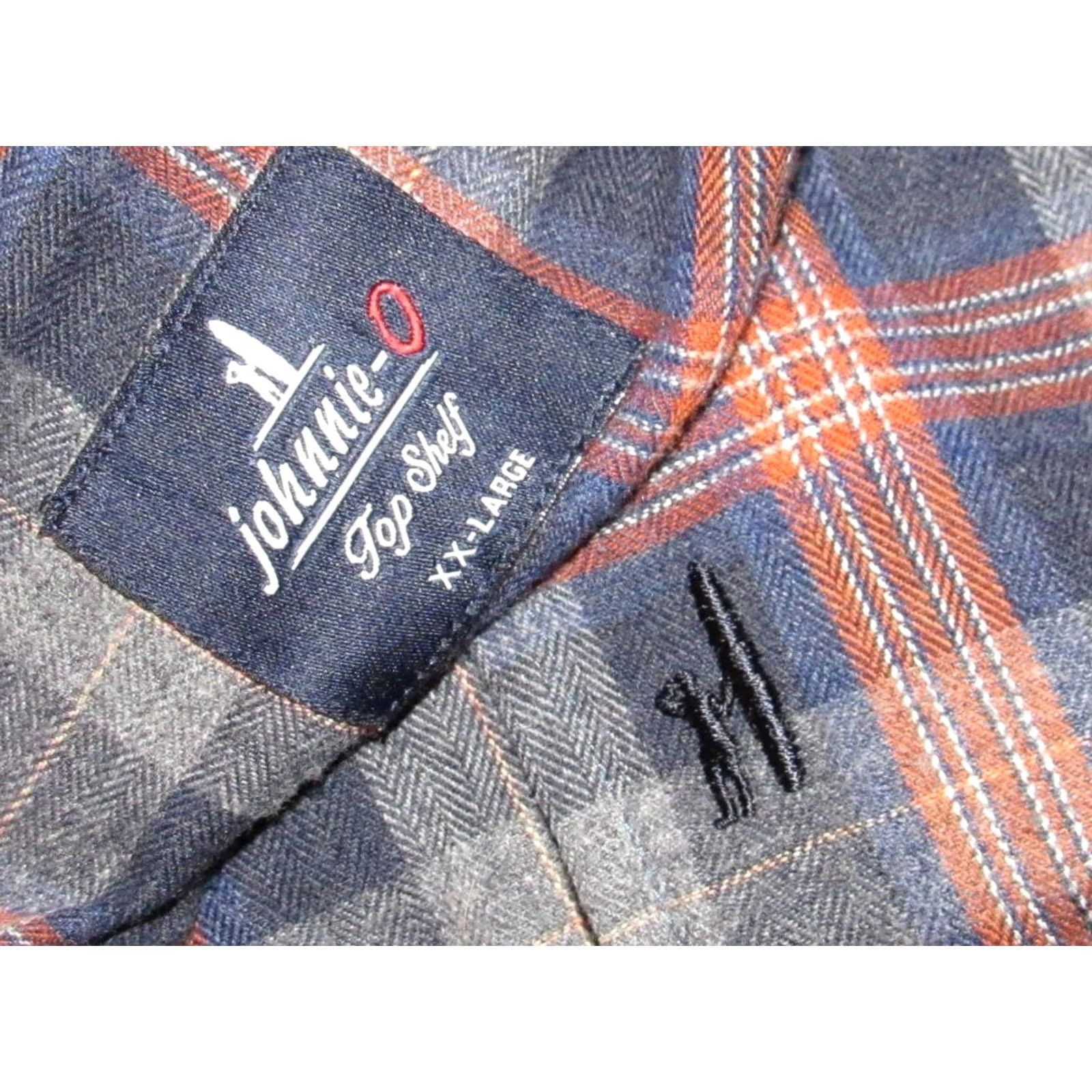 johnnie-O JOHNNIE O Top Shelf Plaid Long Sleeve Button Down Shirt XXL Mens Shirt Red/Multicolor (Brand: Johnnie O) Size US XXL / EU 58 / 5 - 3 Thumbnail