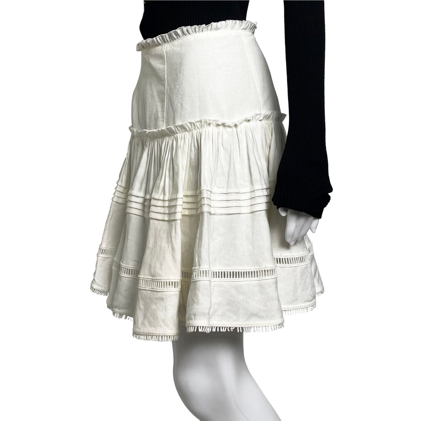 Aje White Skirt Size 28" / US 6 / IT 42 - 2 Thumbnail
