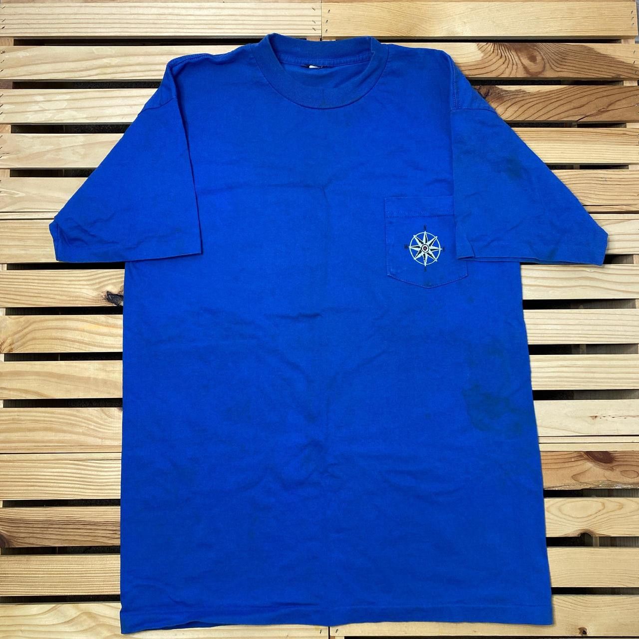 Other Vintage "Make the Run" Blue Ski Pocket Tee Size XL Size US XL / EU 56 / 4 - 2 Thumbnail