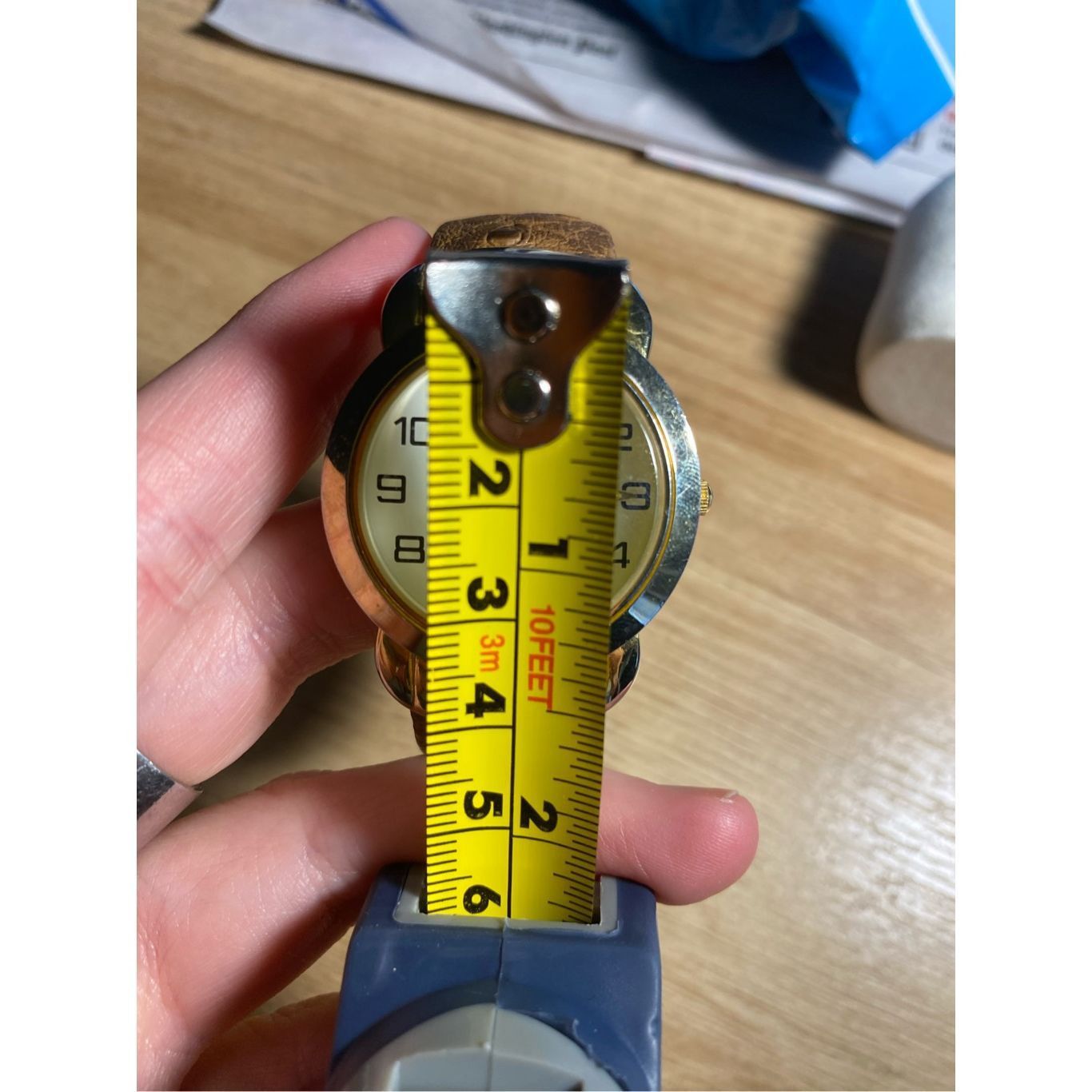 Other GG Ostrich-Like Leather Wristwatch Watch Size ONE SIZE - 8 Thumbnail
