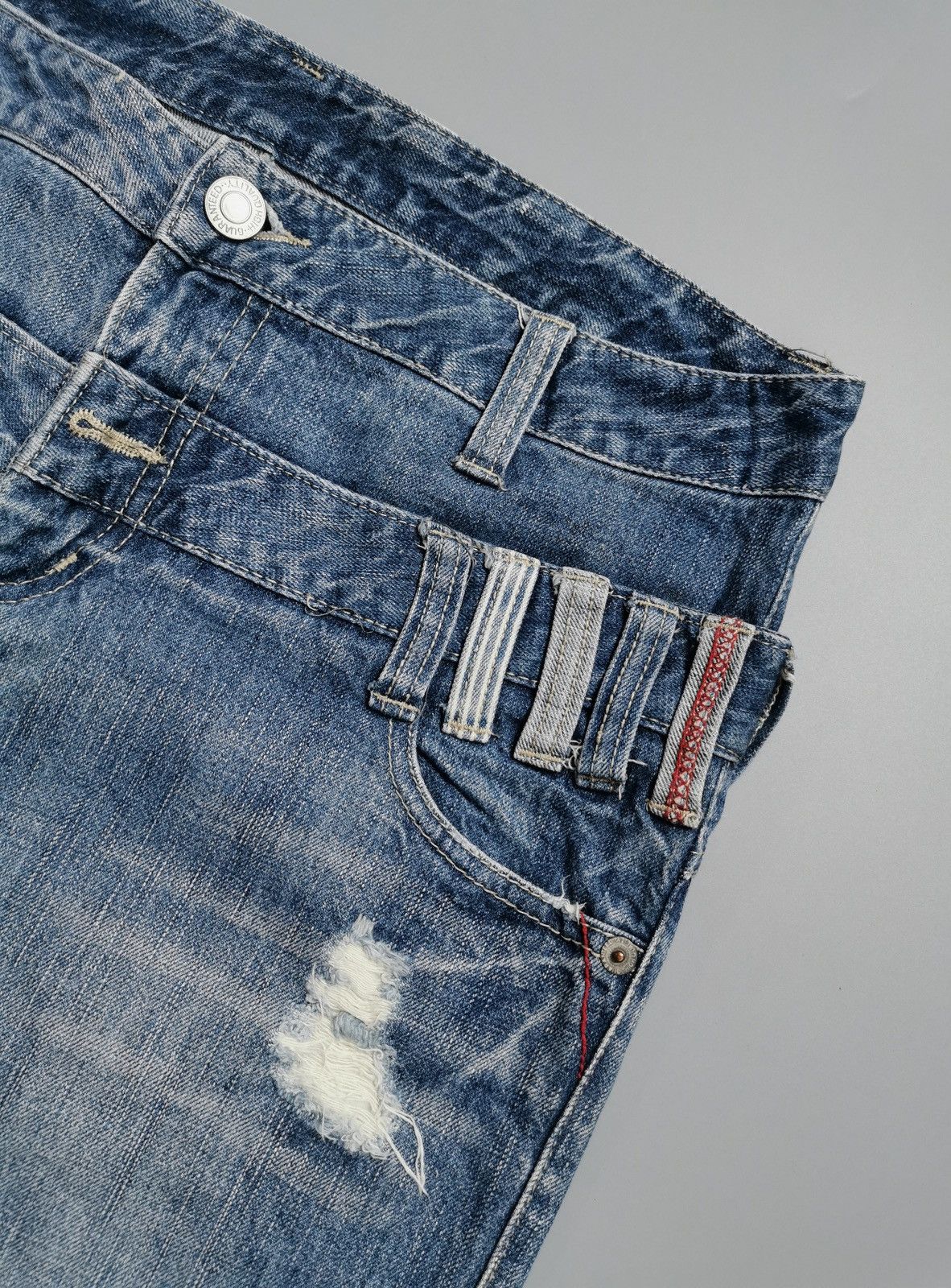 Other Double Waist Distressed Jeans Size US 34 / EU 50 - 5 Thumbnail