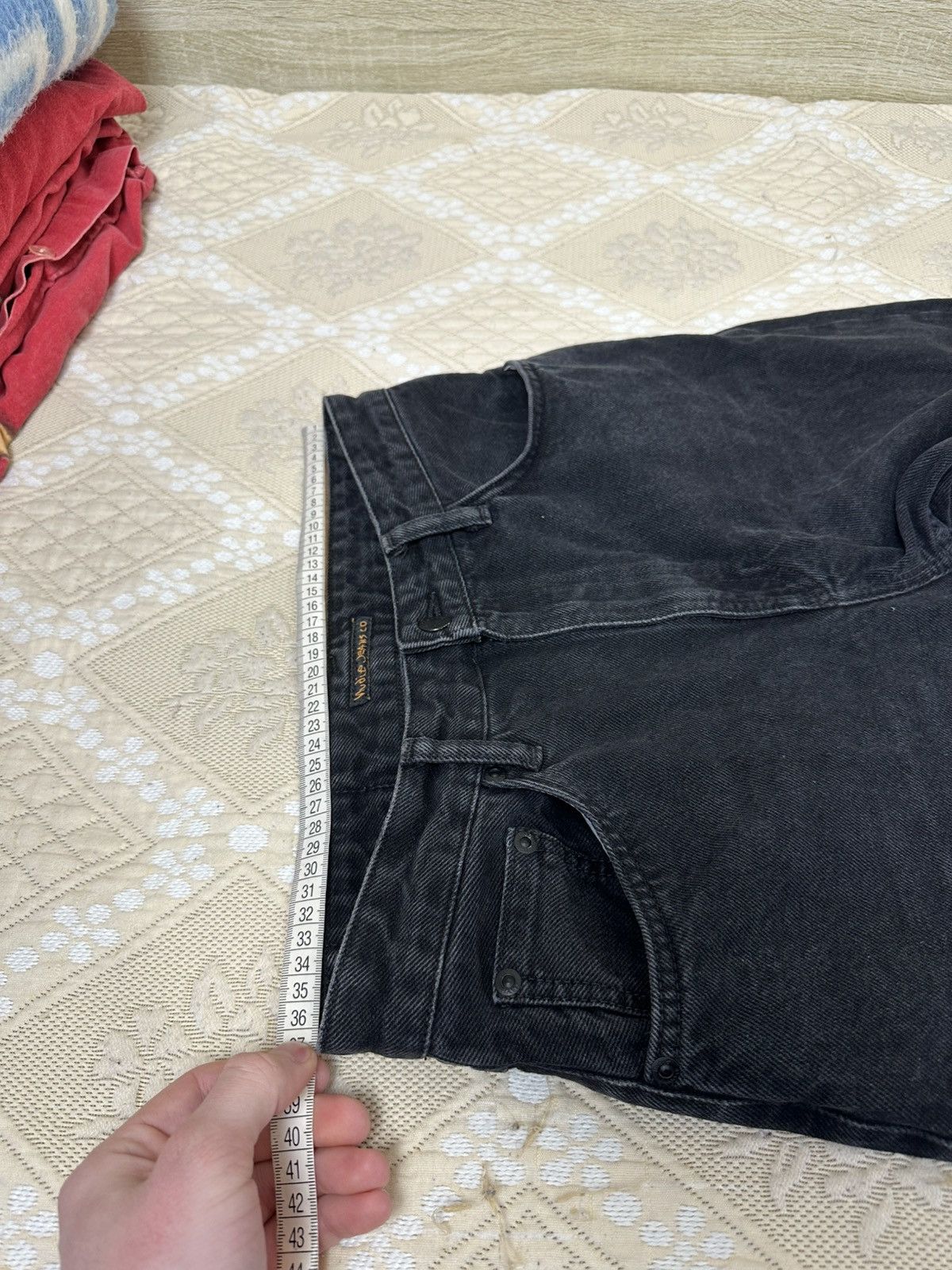 Nudie Jeans 🔥 Nudie Jeans Clean Eileen Loose Fit Wide Pants Denim 29x28 Size 28" / US 6 / IT 42 - 10 Thumbnail