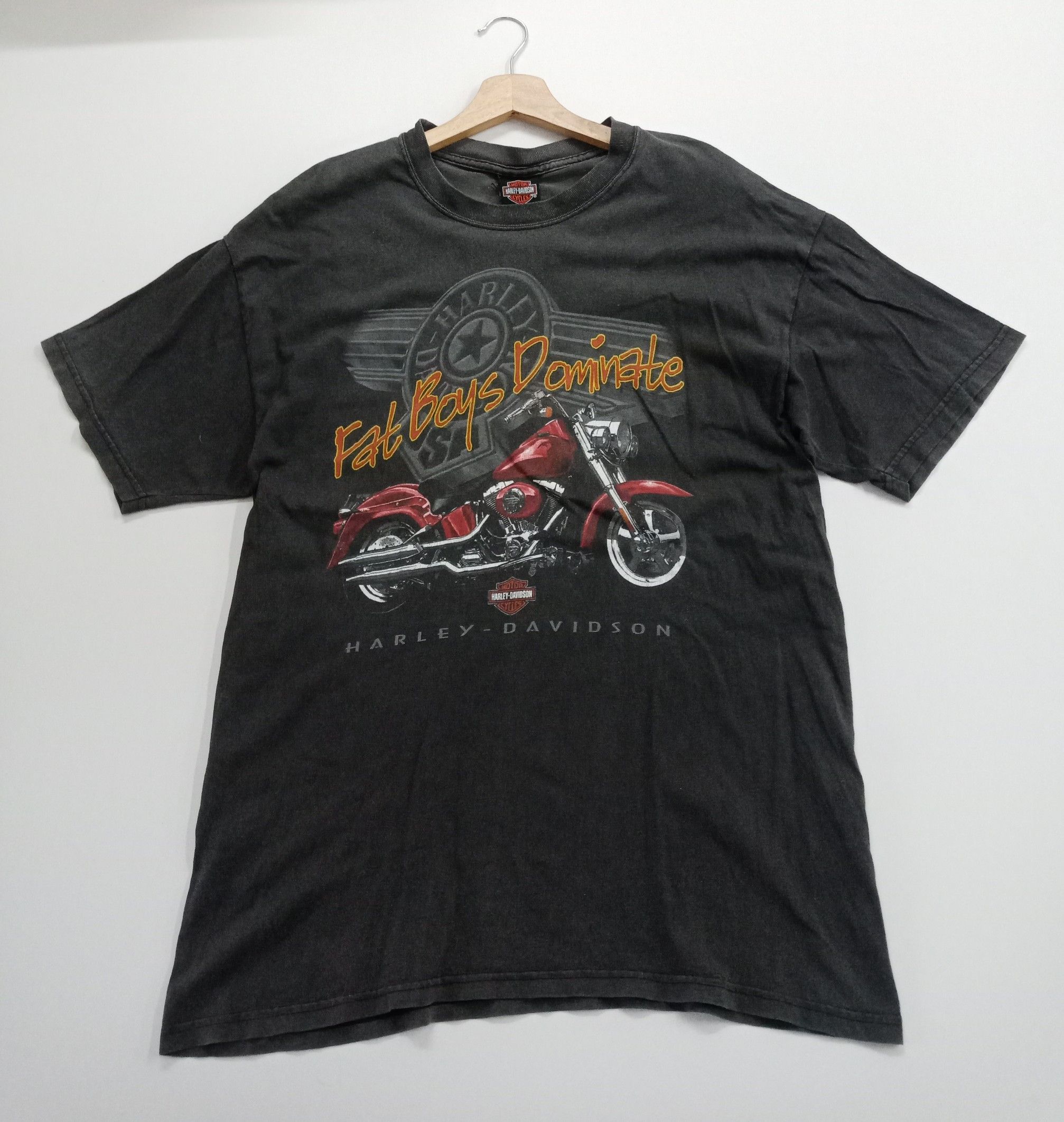 Harley Davidson × Vintage Harley Davidson Fat Boys Dominate #C Size US L / EU 52-54 / 3 - 1 Thumbnail