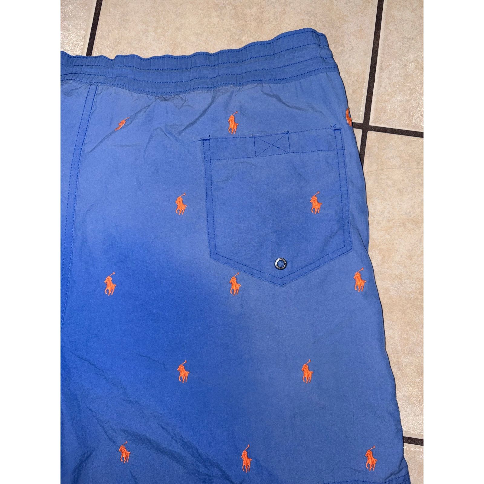 Polo Ralph Lauren Polo Ralph Lauren y2K swim trunks XL blue orange Size US 36 / EU 52 - 6 Thumbnail