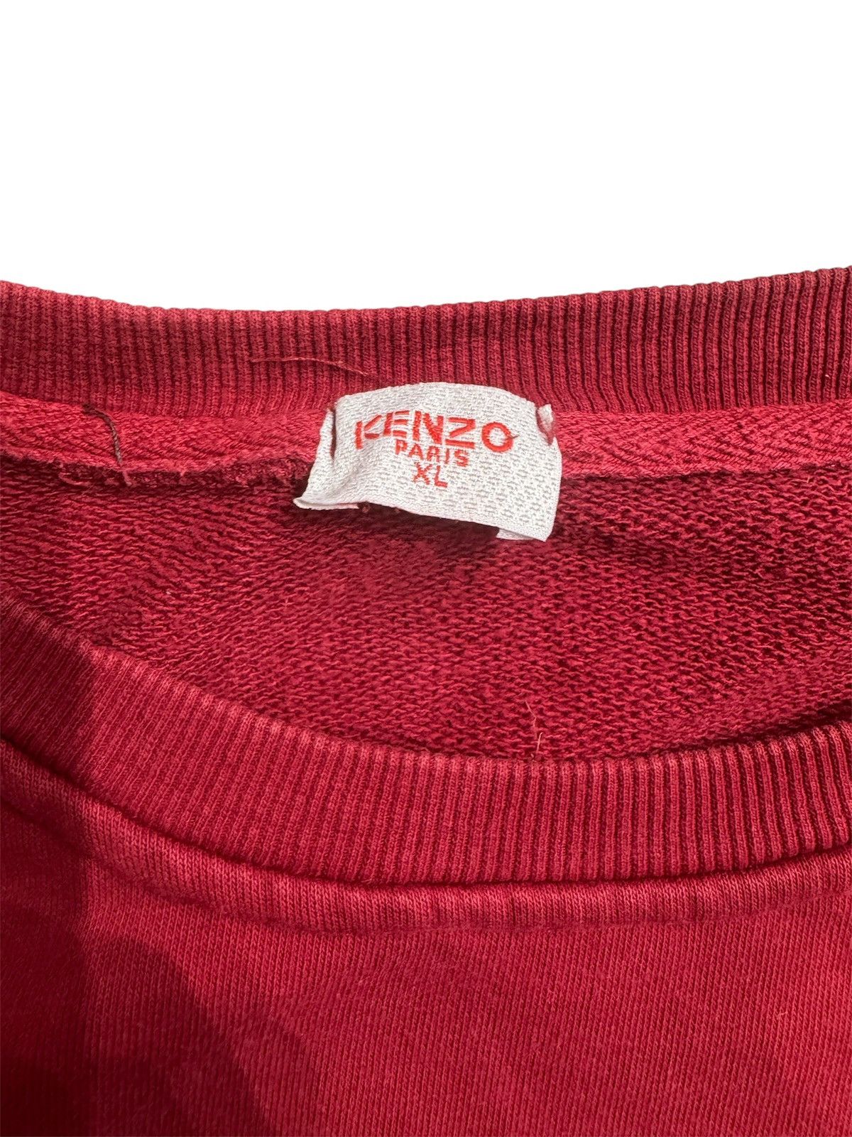 Kenzo Kenzo Red Sweatshirt Size US XL / EU 56 / 4 - 2 Thumbnail