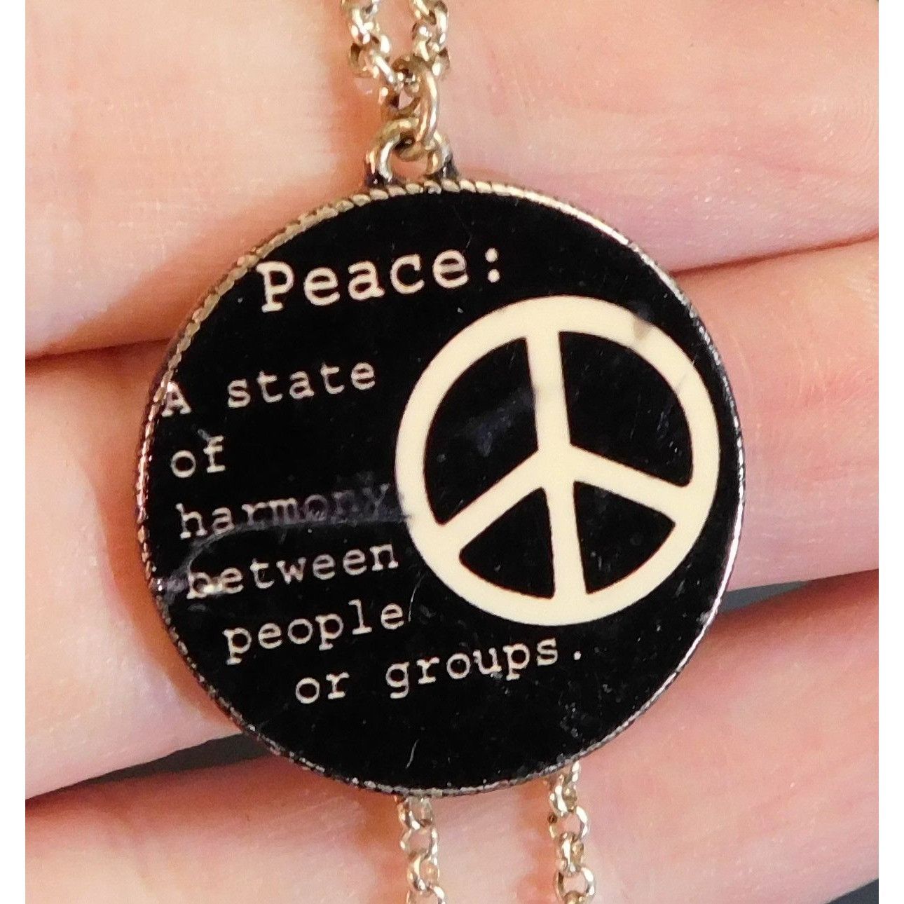 Other Peace Definition Pendant NecklaceNecklace Size ONE SIZE - 4 Thumbnail