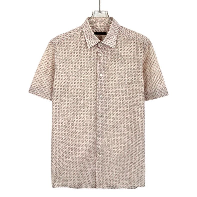 Louis Vuitton Louis Vuitton Colorblock logo full print cotton lapel shor Size US S / EU 44-46 / 1 - 1 Thumbnail