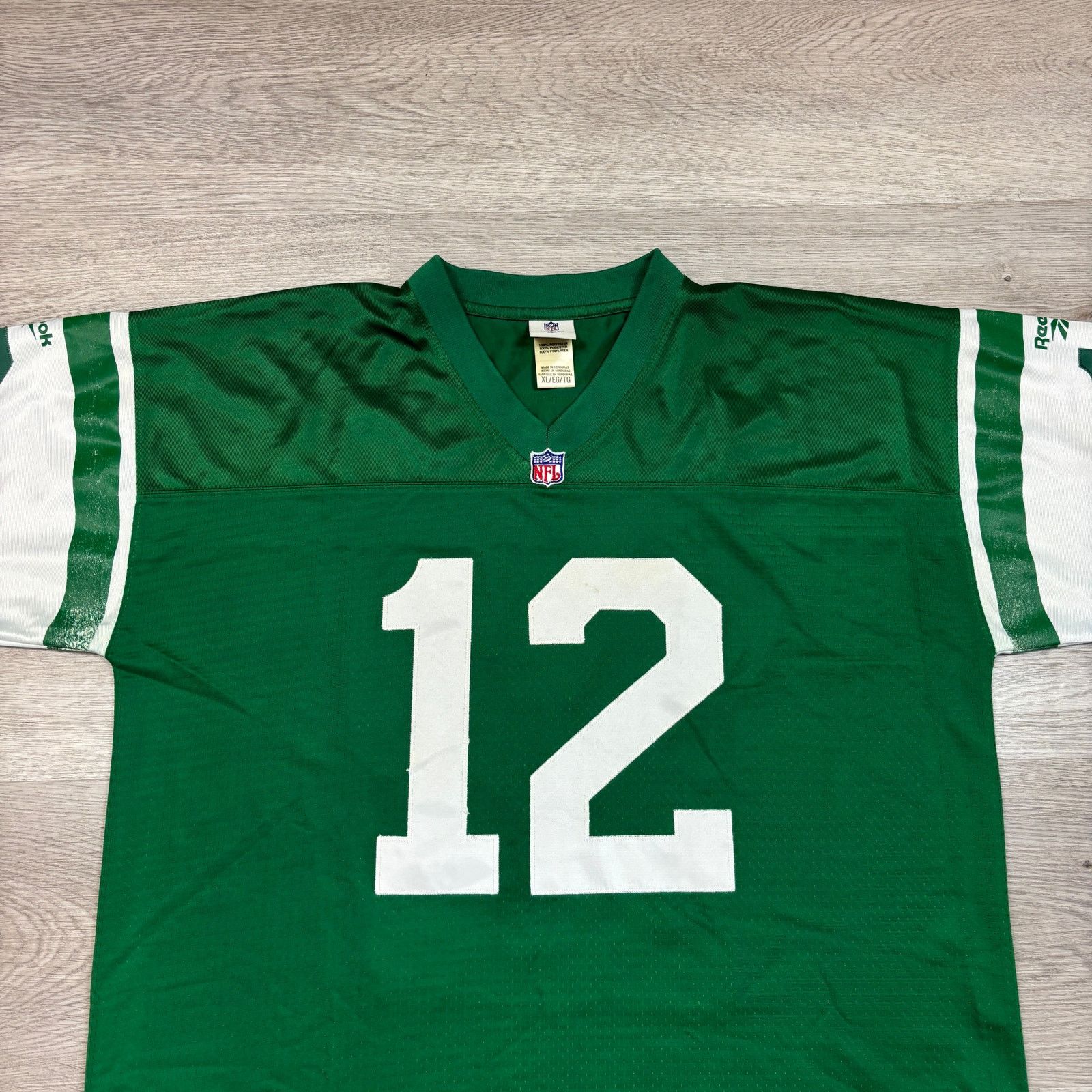 NFL × Reebok NFL Reebok Throwbacks 1968 NY Jets Joe Namath #12 Jersey XL Size US XL / EU 56 / 4 - 2 Thumbnail