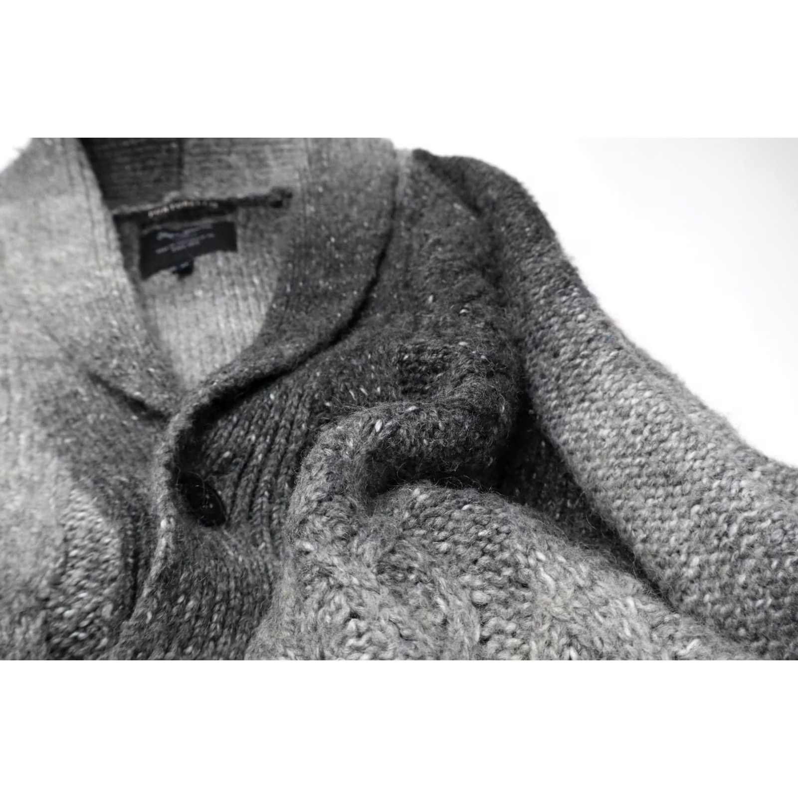 Pepe Jeans PEPE JEANS Portobello Jumper Men's Cardigan Wool Blend Knit Shawl Collar MEDIUM Gray Size US M / EU 48-50 / 2 - 6 Thumbnail