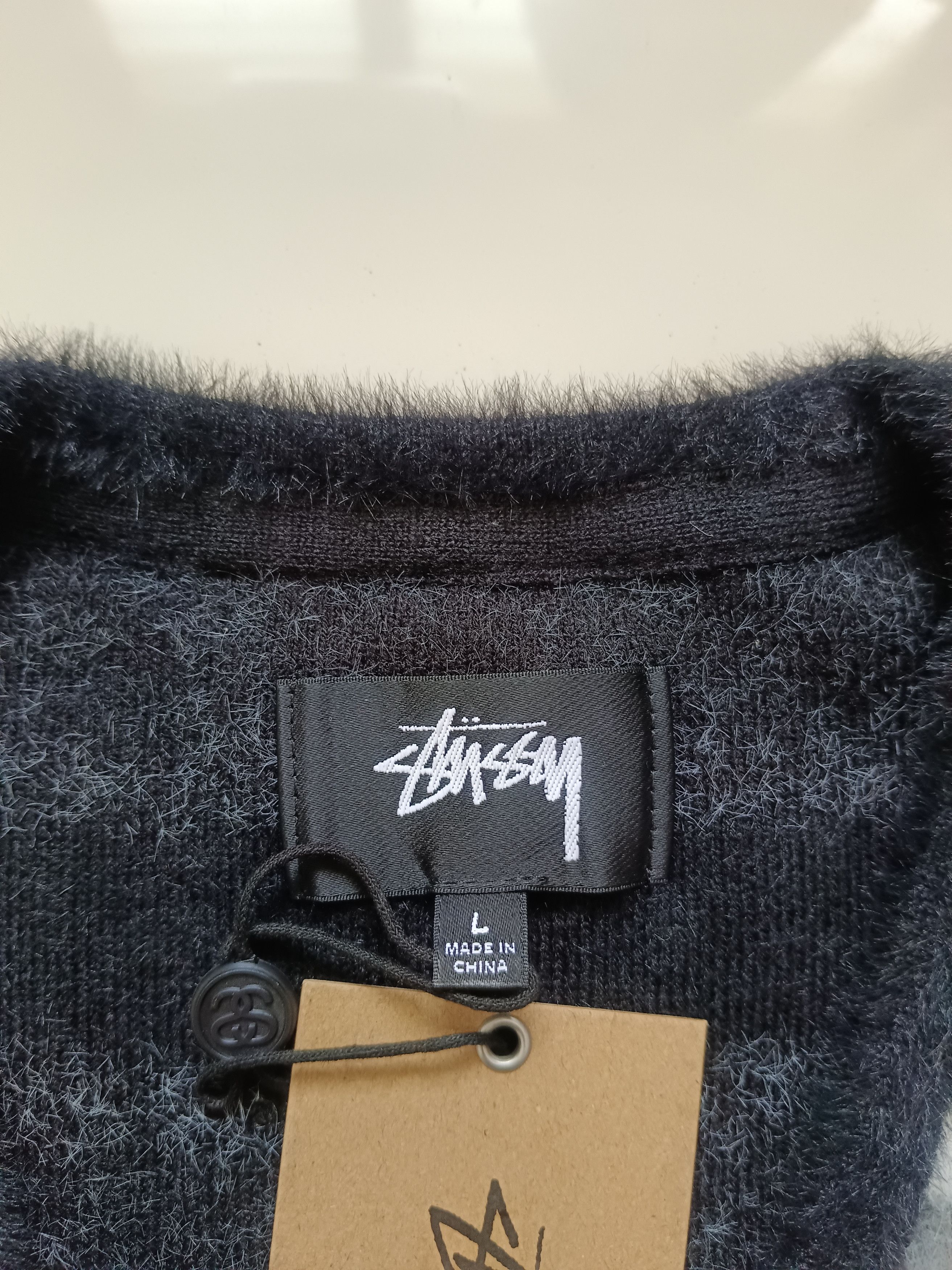 Stussy Stussy Gigi Hadid Mohair Cadigan Size US L / EU 52-54 / 3 - 10 Thumbnail