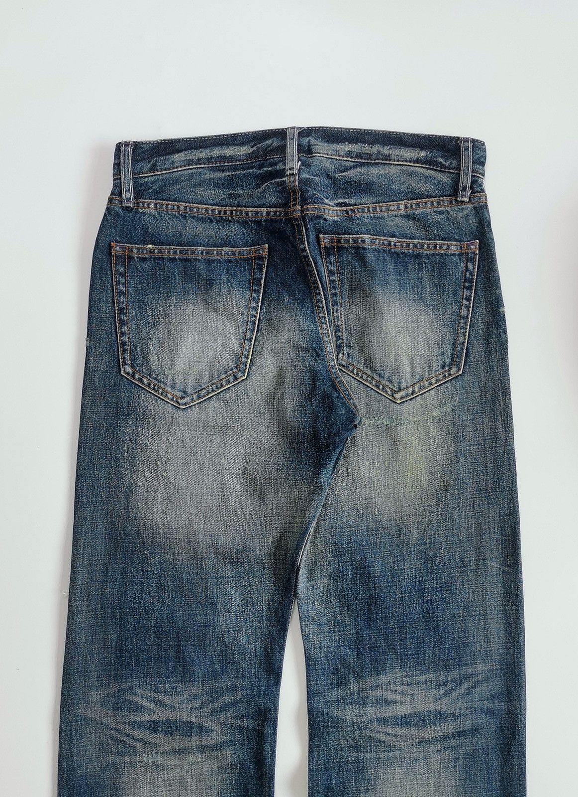 Takeo Kikuchi Takeo Kikuchi Plaid Patchwork Denim Jeans ERD Grunge Size US 31 - 9 Thumbnail