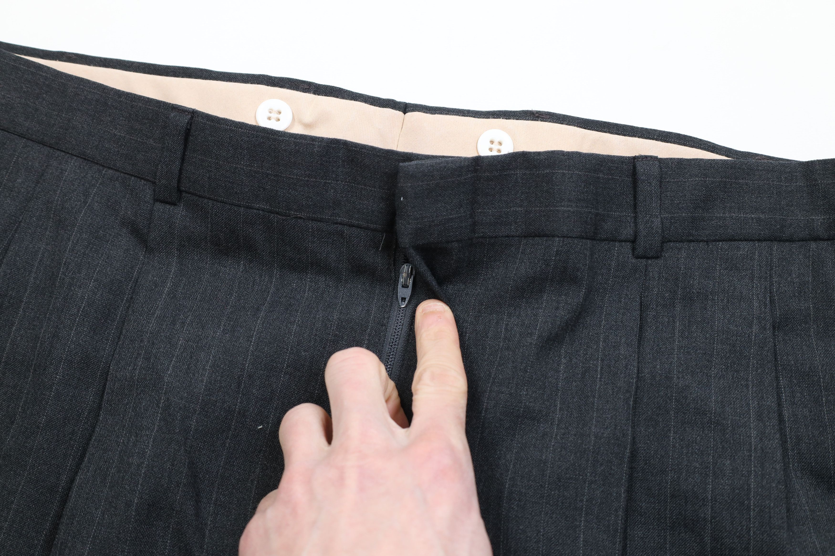Vintage Vintage 70s Streetwear Knit Striped Wide Leg Chino Pants Size US 40 / EU 56 - 7 Thumbnail