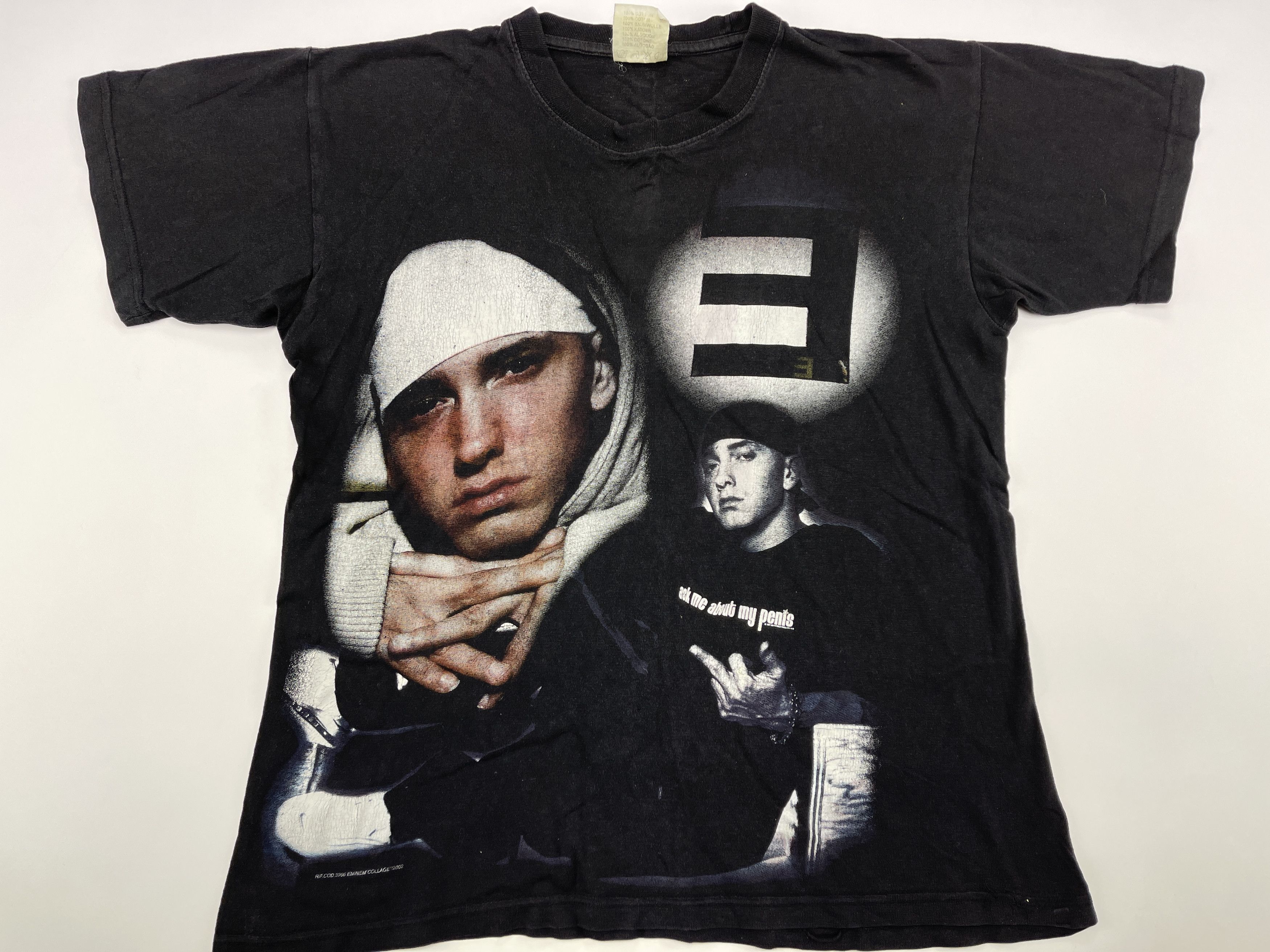 Eminem × Rap Tees × Vintage Eminem t-shirt, 2002, D12, 2000s, Marshall Mathers, 90s, M Size US M / EU 48-50 / 2 - 1 Thumbnail