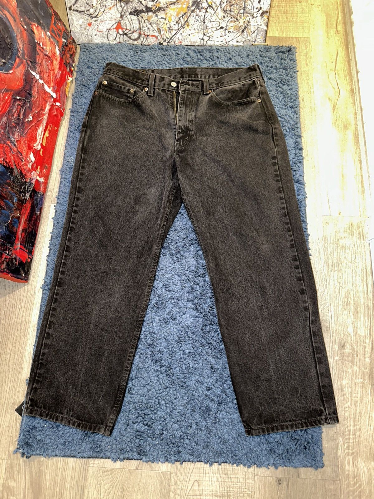 Levi's × Vintage Vintage Levis 550 Black Size US 36 / EU 52 - 1 Thumbnail
