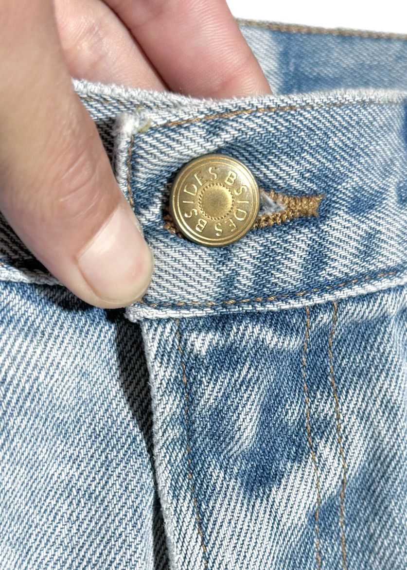 B Sides B sides Washed Blue Distressed Stowe Boyfriend Jeans Size 28" / US 6 / IT 42 - 6 Thumbnail
