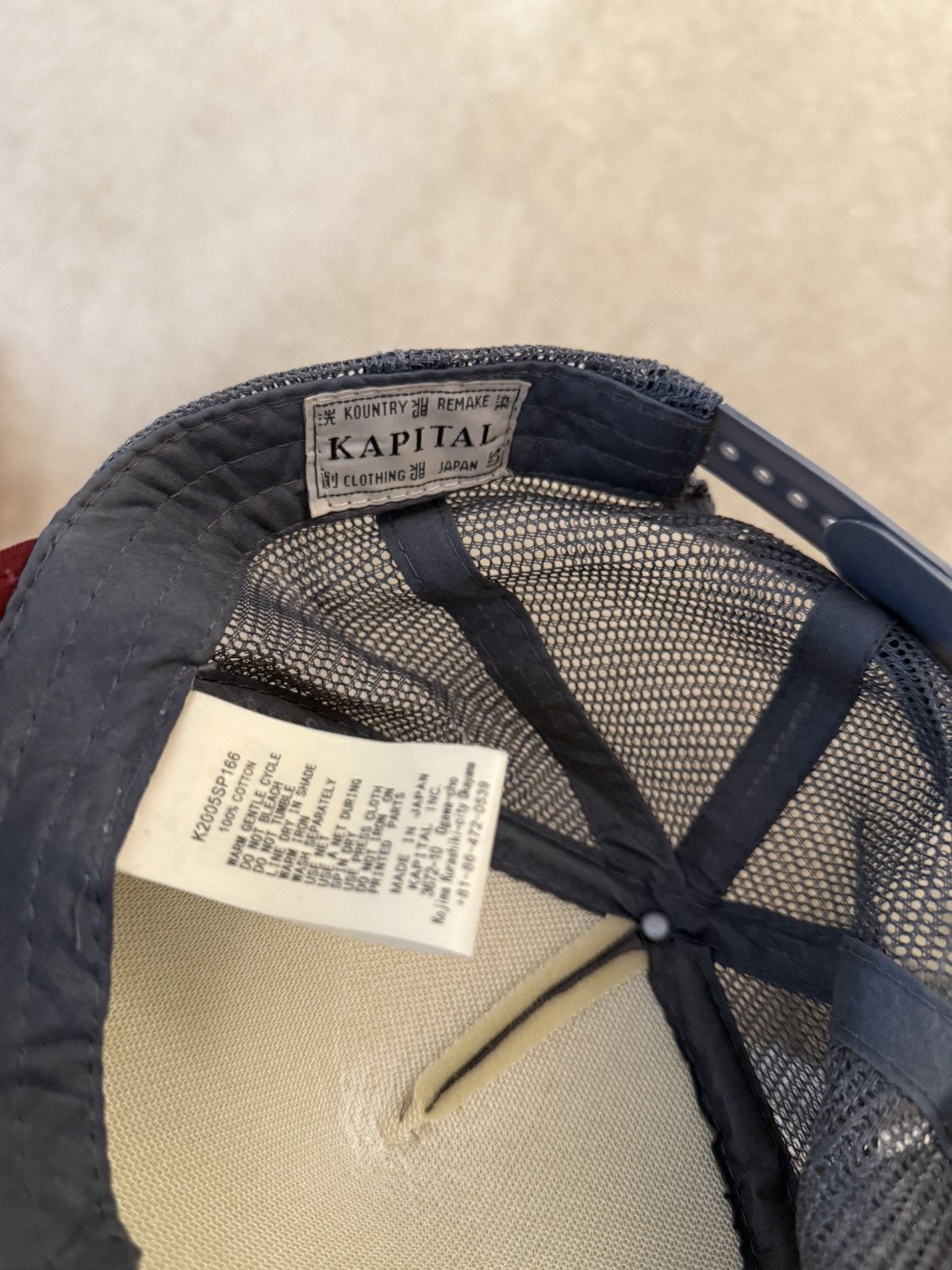 Kapital Kapital Ko Workers Trucker Hat Size ONE SIZE - 4 Thumbnail