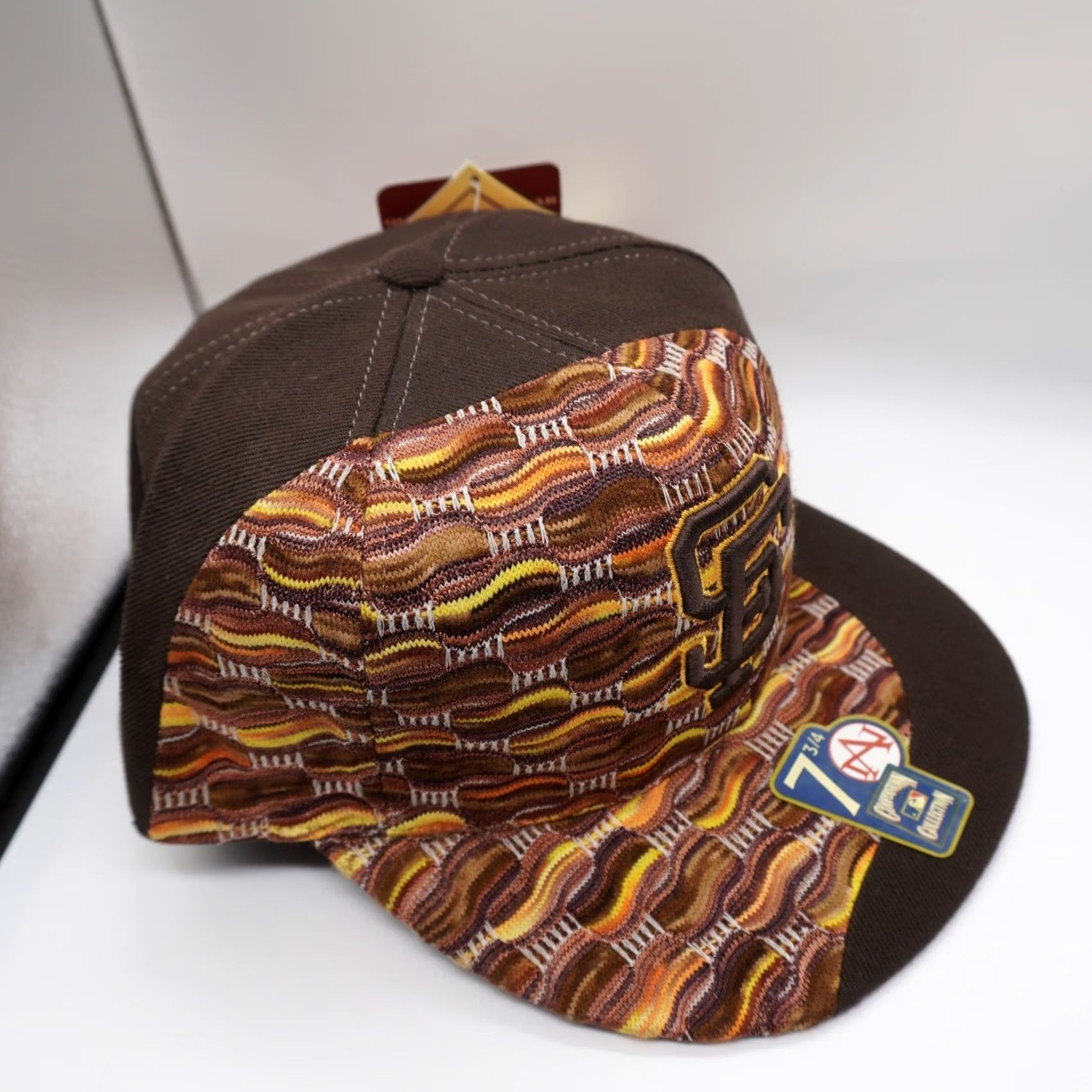 New Era New Era SF Giants 59FIFTY Hat Mens 7 3/4 Brown Knit Cooperstown Collection Cap Size ONE SIZE - 6 Thumbnail