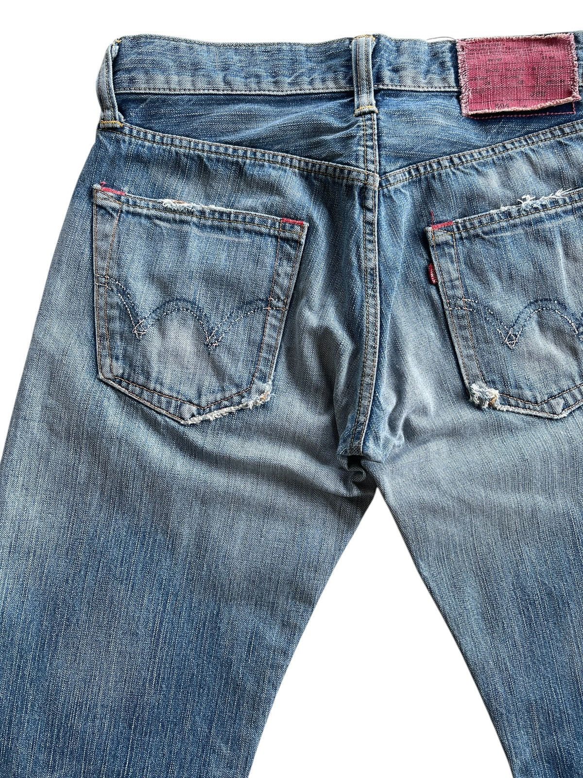 Japanese Brand Vintage Edwin 504 Distressed Denim Streetwear Size US 30 / EU 46 - 7 Thumbnail