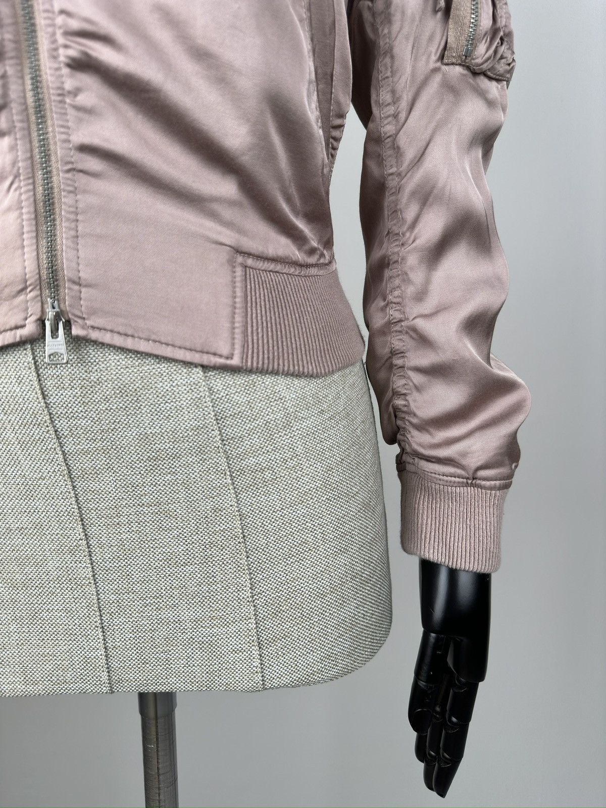 Allsaints ALLSAINTS MA-1 Kuma Bomber Jacket 100% Rayon Size XS / US 0-2 / IT 36-38 - 12 Thumbnail