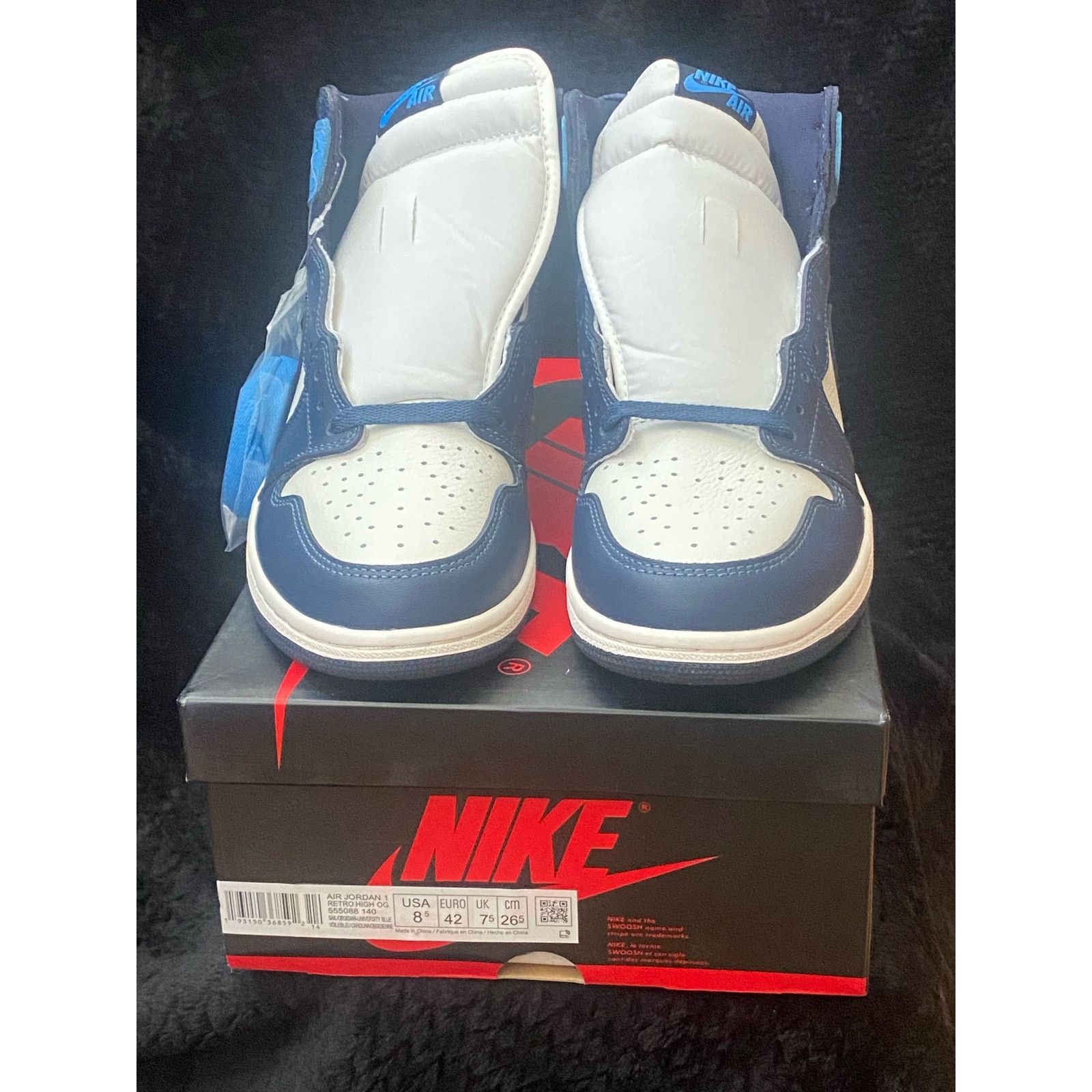 Nike Air Jordan 1 Retro High OG ‘Obsidian’ sz m8.5 w10 Size US 8.5 / EU 41-42 - 6 Thumbnail
