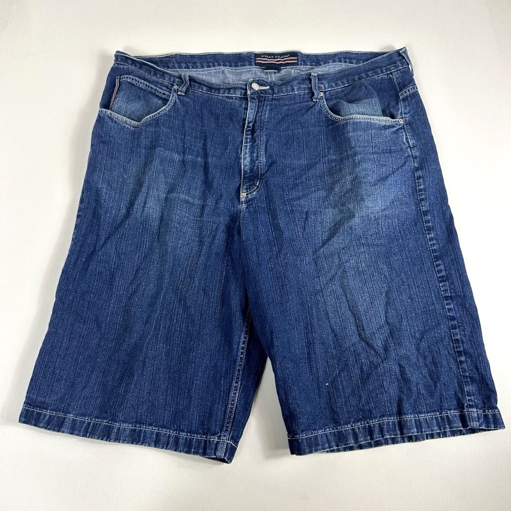 Phat Farm VINTAGE Phat Farm Jorts Jean Shorts Men 44 Blue Baggy Wide Leg Big Pockets Cargo 90s Mens Size US 44 / EU 60 - 3 Thumbnail