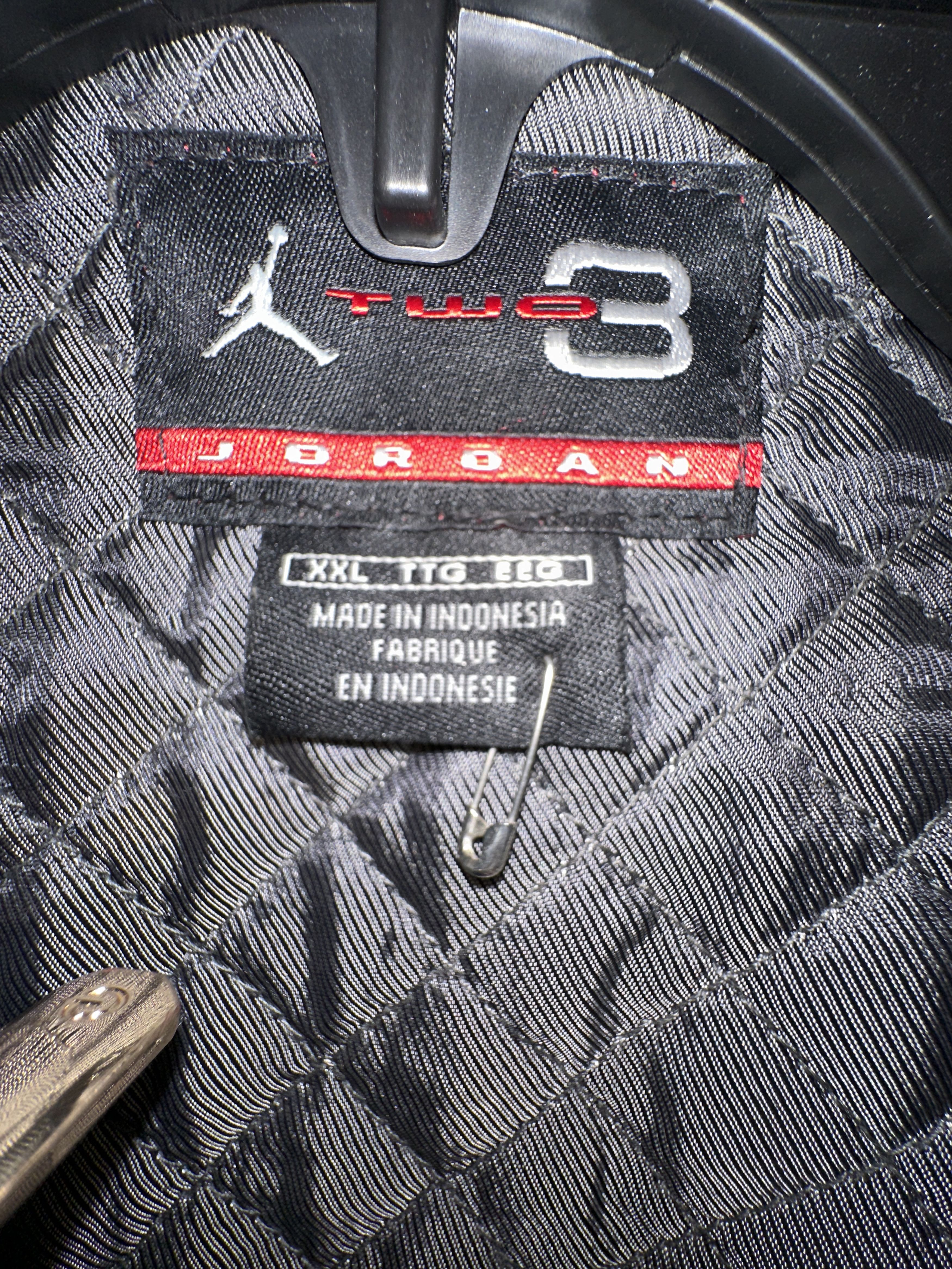 Jordan Brand × Nike Authentic Nike 2-3 Jordan Black 100% leather jacket- long Size US XXL / EU 58 / 5 - 7 Thumbnail