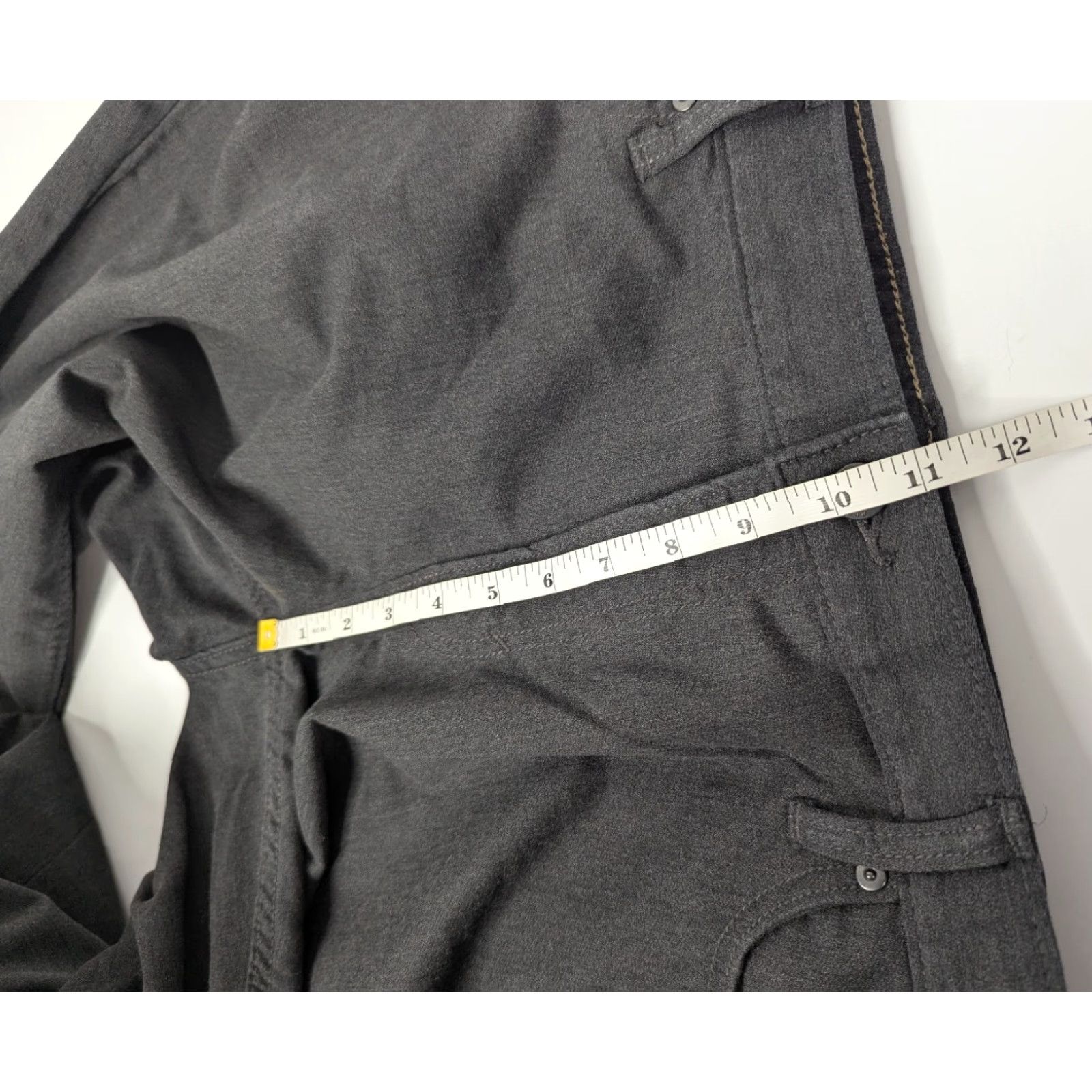 Banana Republic Banana Republic Travel Jean Mens Slim Fit 38x32 Jeans Charcoal Gray Pant City Preppy Modern 90s Style Mens Size US 38 / EU 54 - 7 Thumbnail