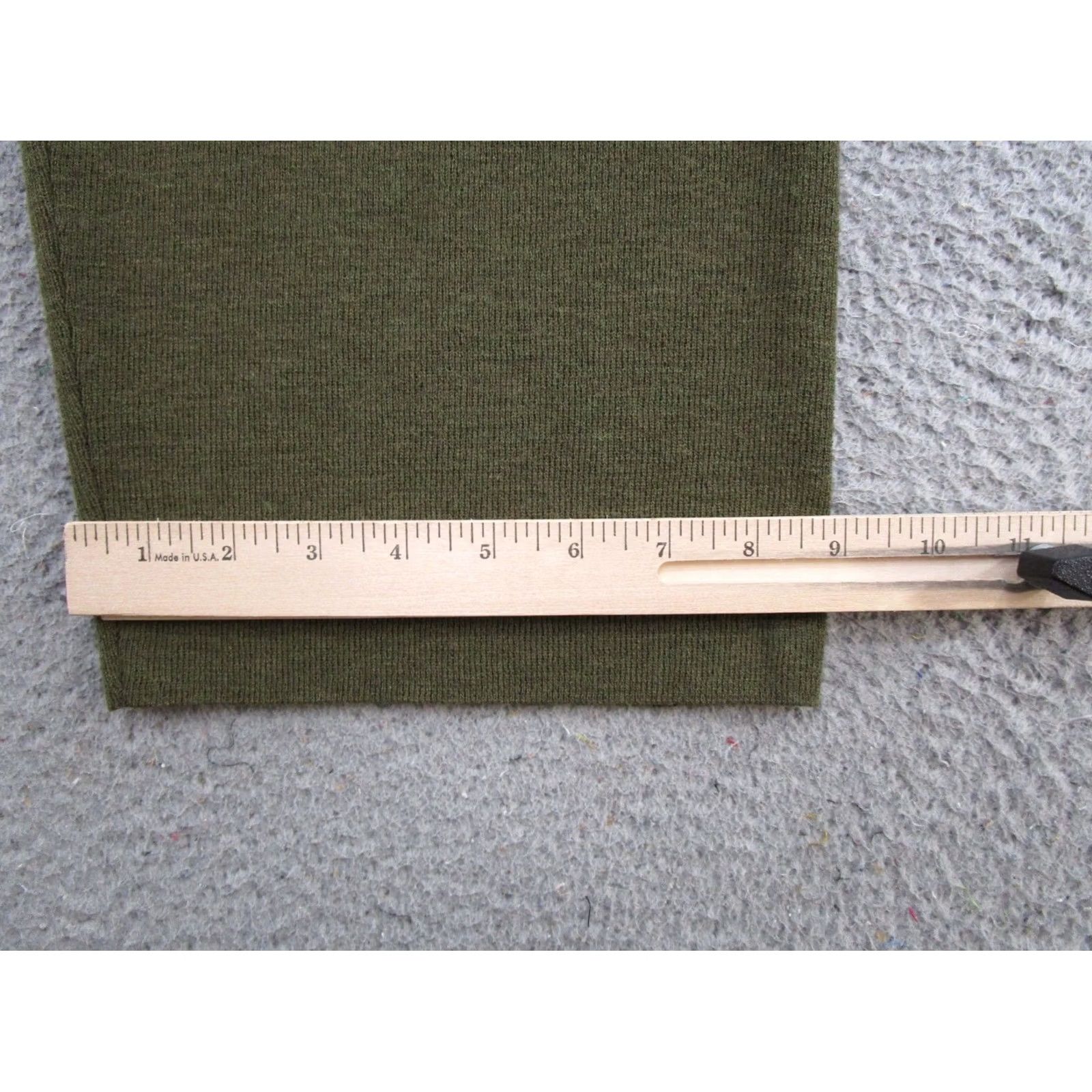 Eileen Fisher NWT Eileen Fisher Pants Womens M Washable Wool Crepe Straight Leg Caper Green Size 32" / US 10 / IT 46 - 7 Thumbnail