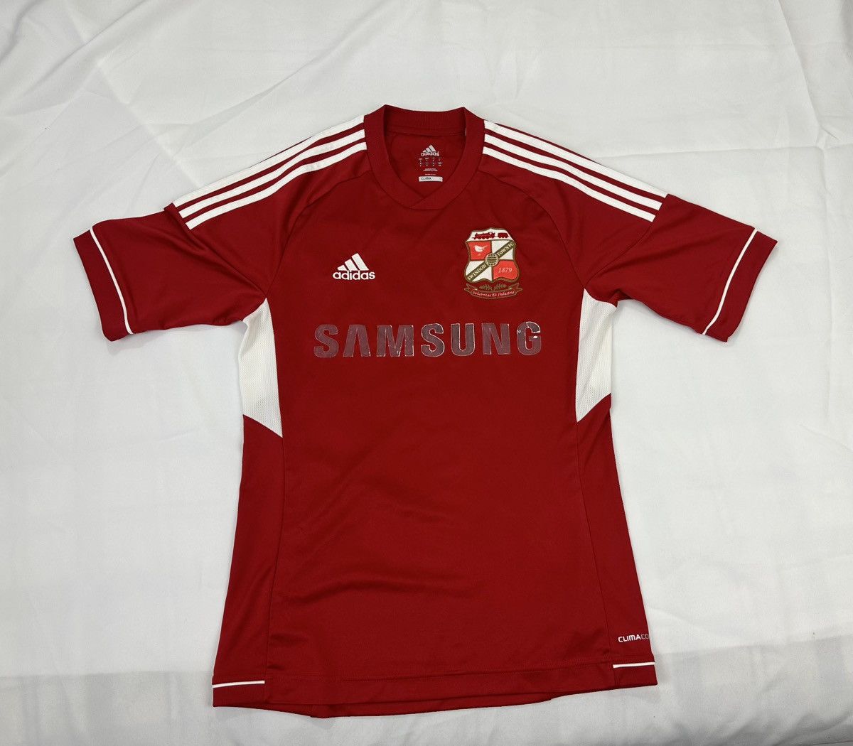 Adidas Swindon Town FC 2012 Adidas Home Mens Size S Football Jersey Size US S / EU 44-46 / 1 - 1 Thumbnail