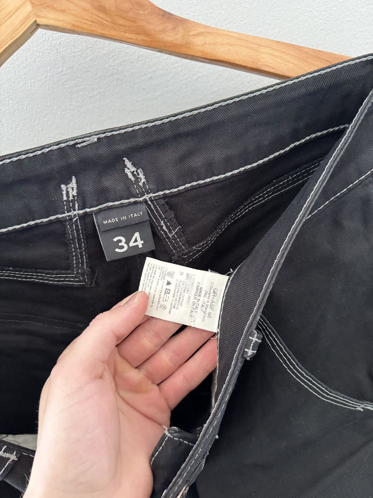 Marithe + Francois Girbaud Marithe Francois Girbaud Vintage Avant Gard Jeans Size 32" / US 10 / IT 46 - 6 Thumbnail