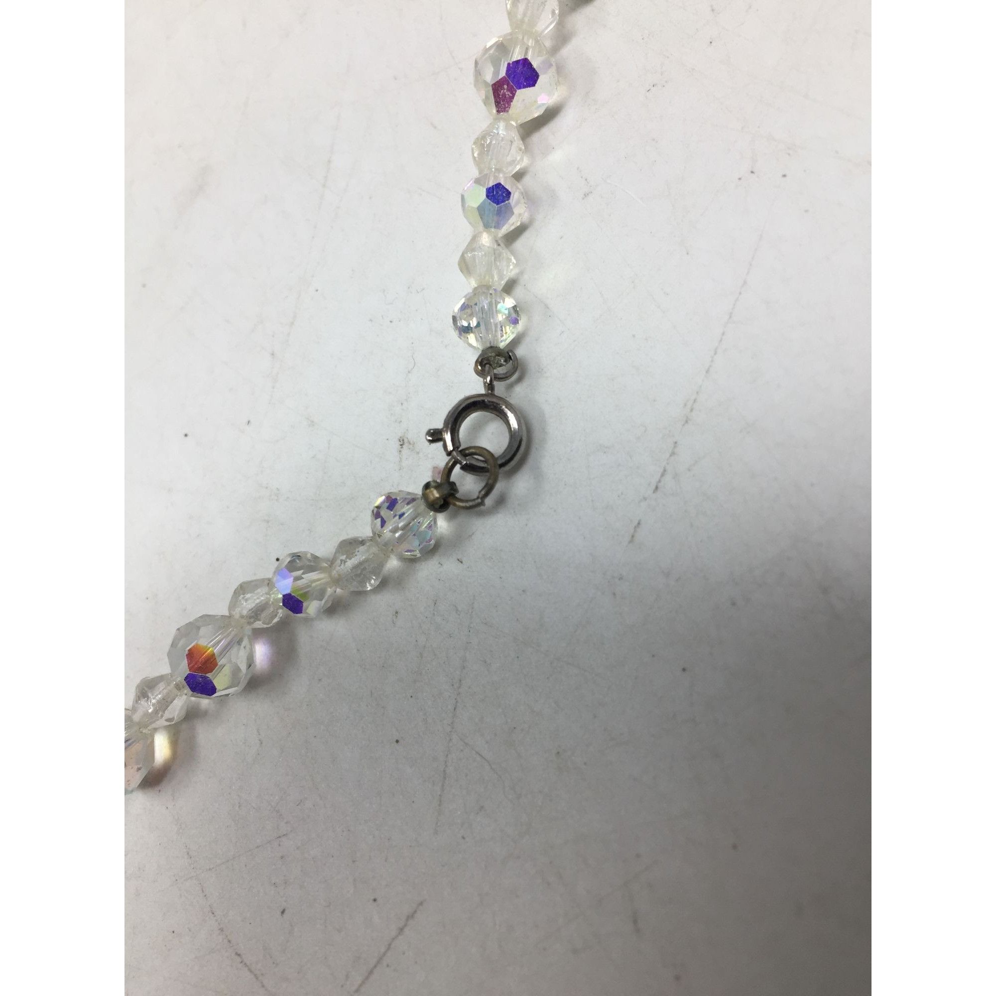 Other Beautiful Women's Necklace with Clear Beads on it & Clasp Size ONE SIZE - 2 Thumbnail