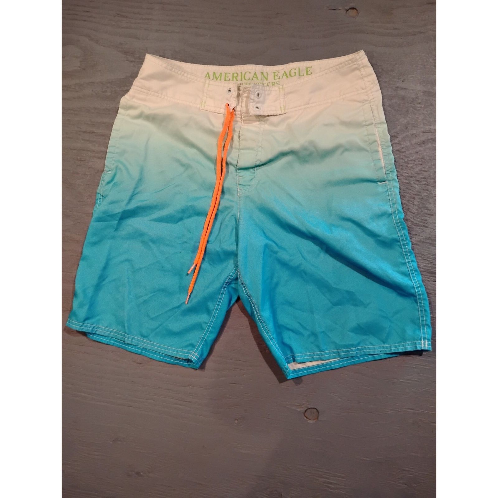 American Eagle Outfitters American Eagle (Medium) Men's Multicolor Swimming Trunks Size US 36 / EU 52 - 1 Thumbnail