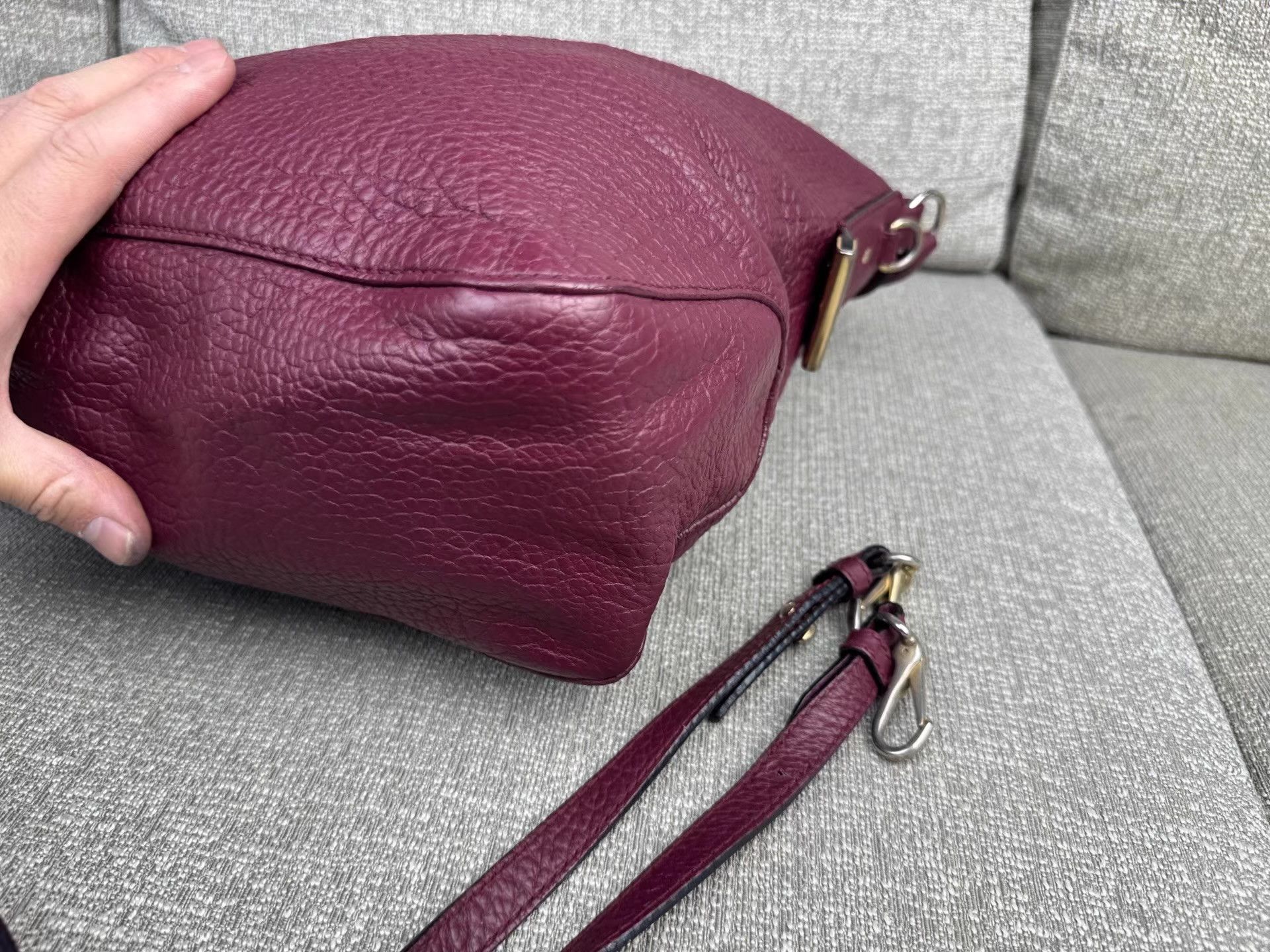 Burberry Burberry genuine leather hobo bag with shoulder strap Ｑ27 Size ONE SIZE - 5 Thumbnail