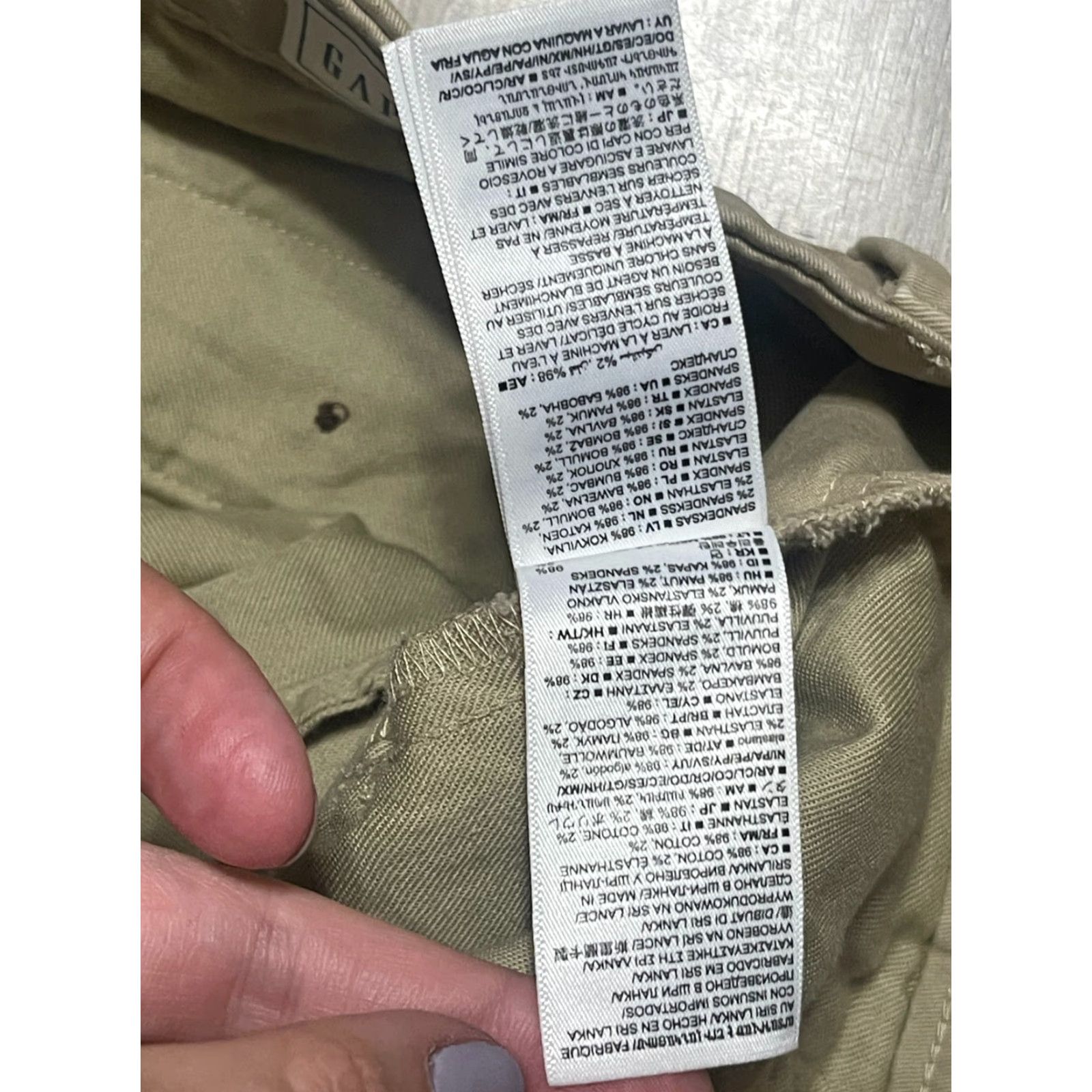 Gap GAP Pants Men’s 28/30 Khaki Straight Pockets Beige Beige Chino 30 In Inseam Pockets Mens Size US 28 / EU 44 - 6 Thumbnail