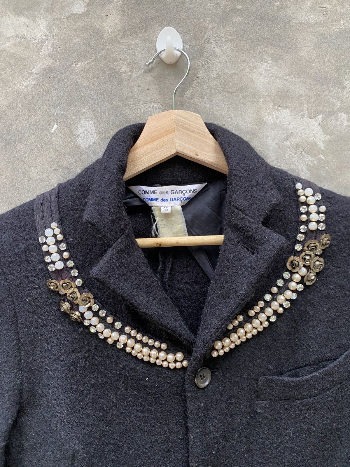 Comme des Garcons Comme Des Garcons W8J001 Wool Jacket Size S / US 4 / IT 40 - 12 Thumbnail