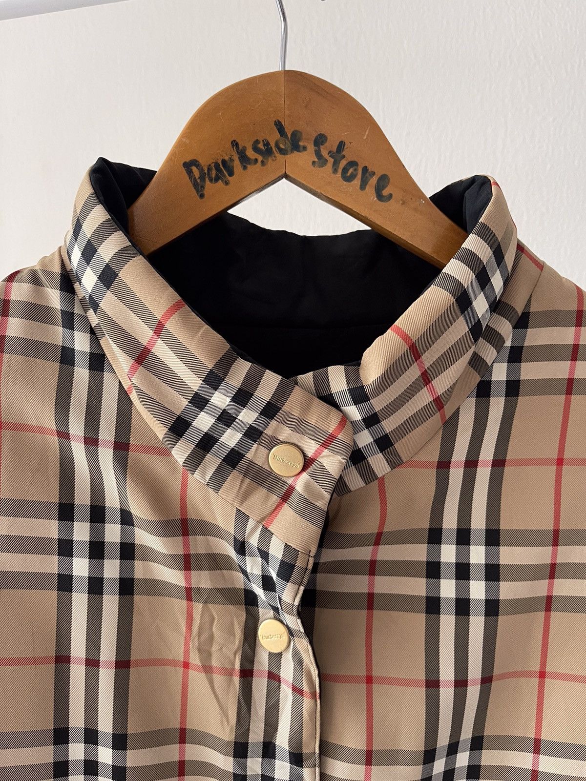 Burberry Vintage Burberry Nova Check Reversible Button Jacket Size US XL / EU 56 / 4 - 7 Thumbnail
