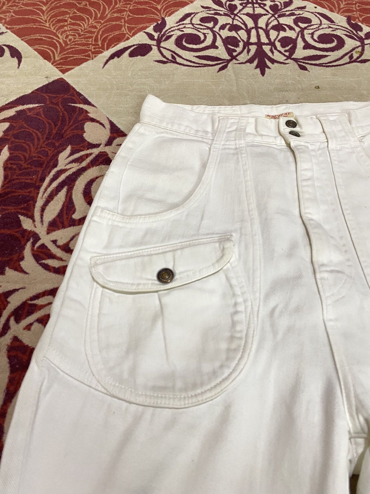 Kapital Kapital Japan Walt Pants White Denim Size US 26 / EU 42 - 5 Thumbnail