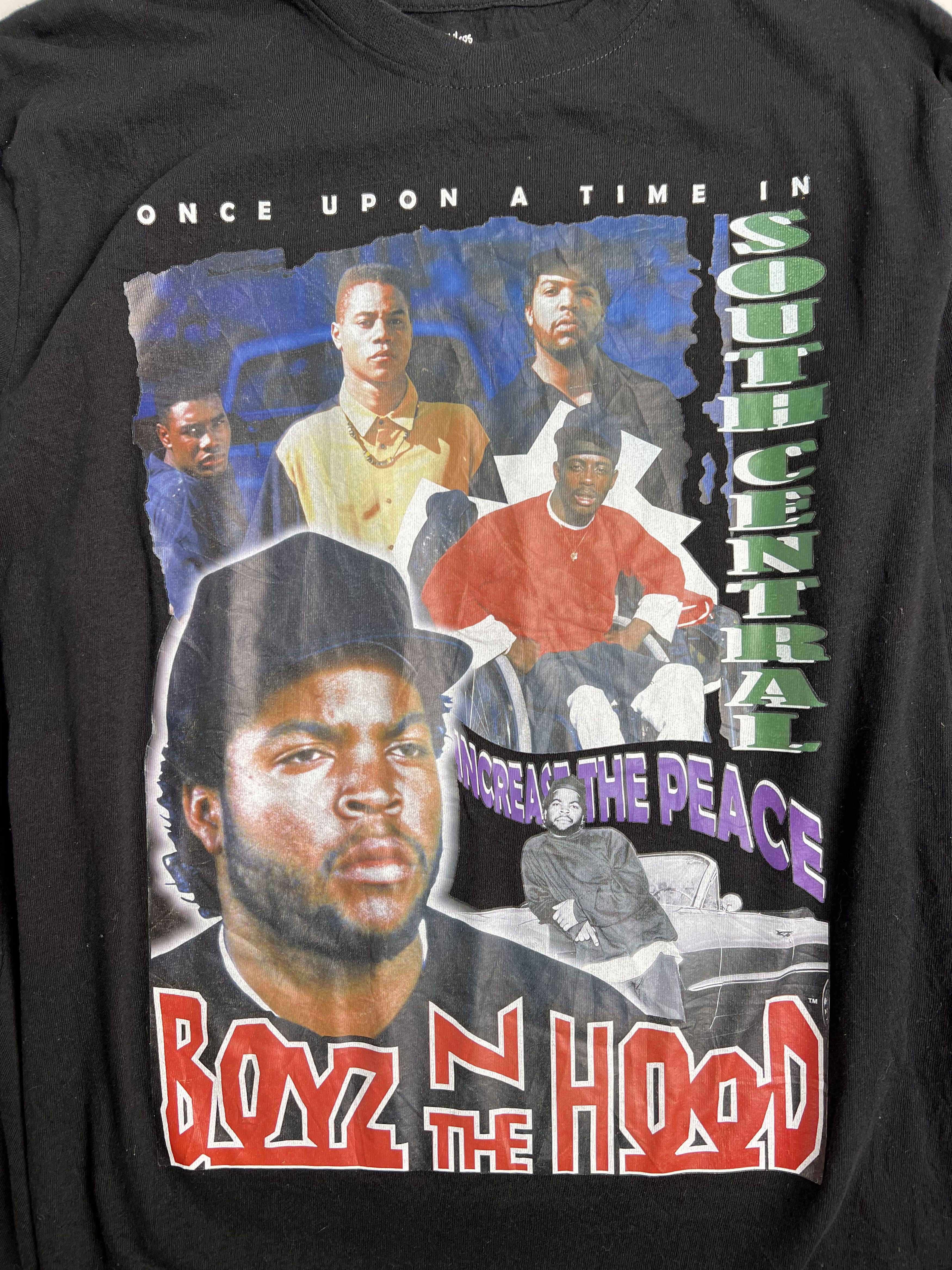 Band Tees × Rap Tees BOYZ N THE HOOD LONG SLEEVES T-SHIRT Size US M / EU 48-50 / 2 - 2 Thumbnail