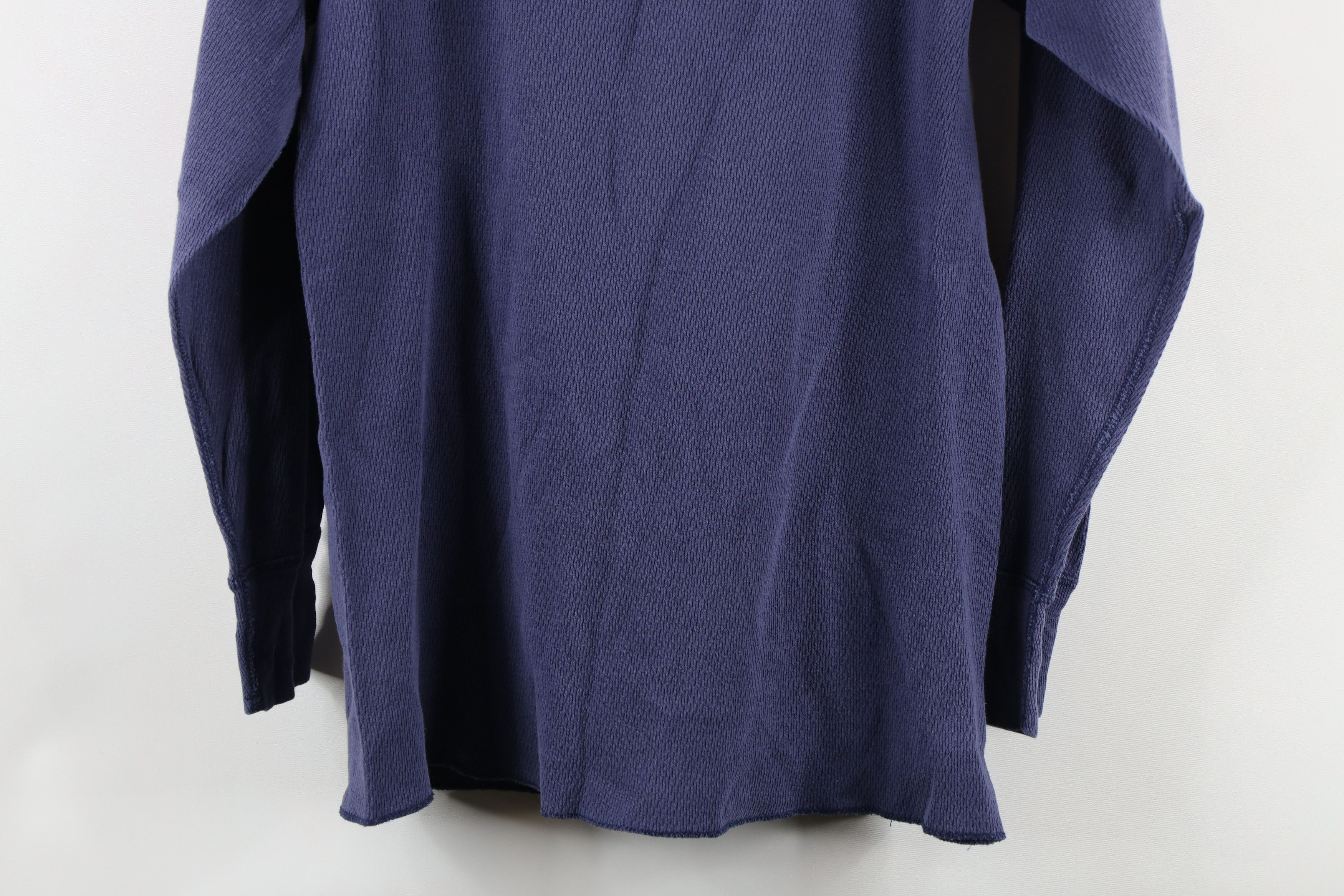Vintage Vintage 70s Streetwear Waffle Knit Long Sleeve T-Shirt USA Size US XL / EU 56 / 4 - 9 Thumbnail