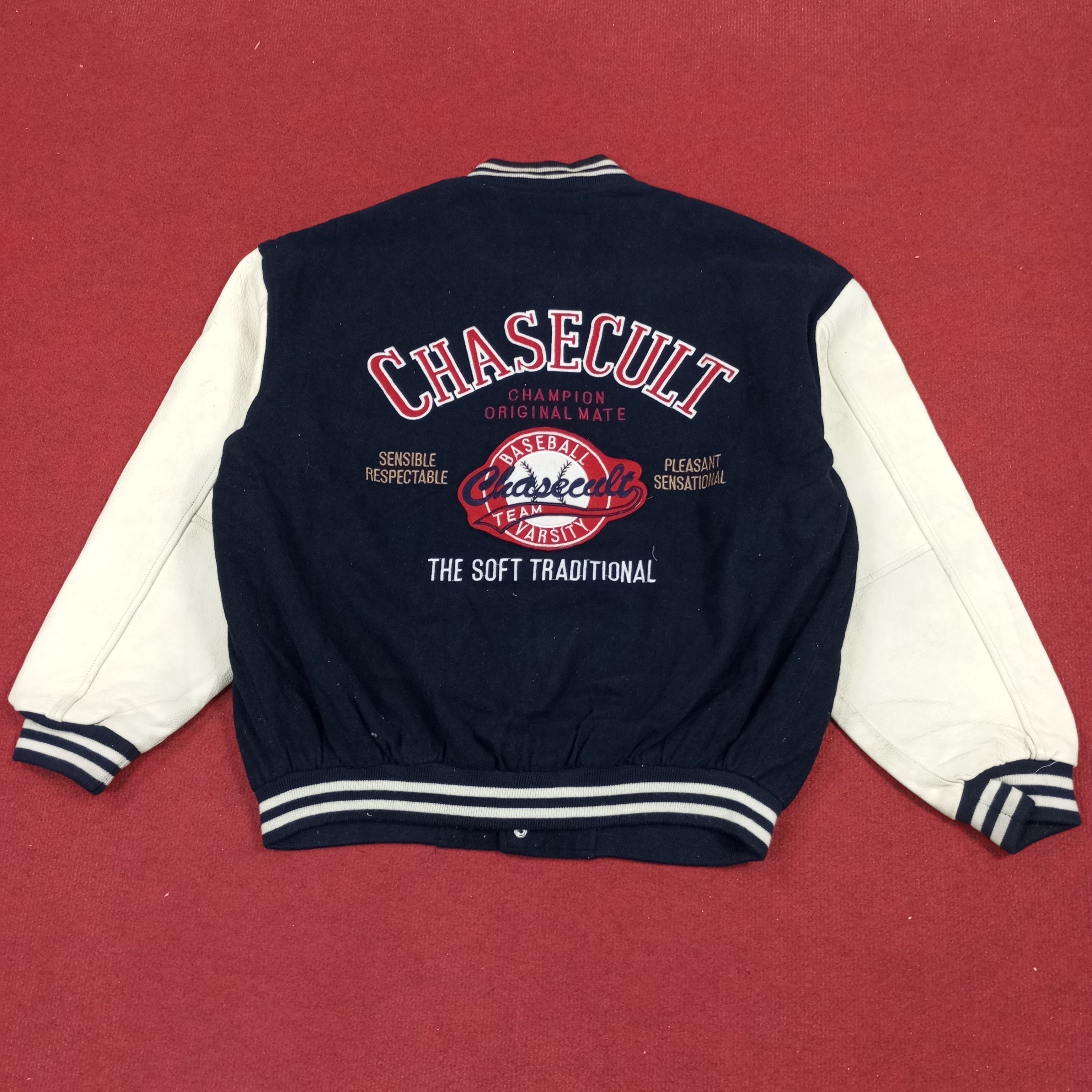 MLB × Vintage Chasecult Baseball Team Varsity Jacket Size US XL / EU 56 / 4 - 1 Thumbnail